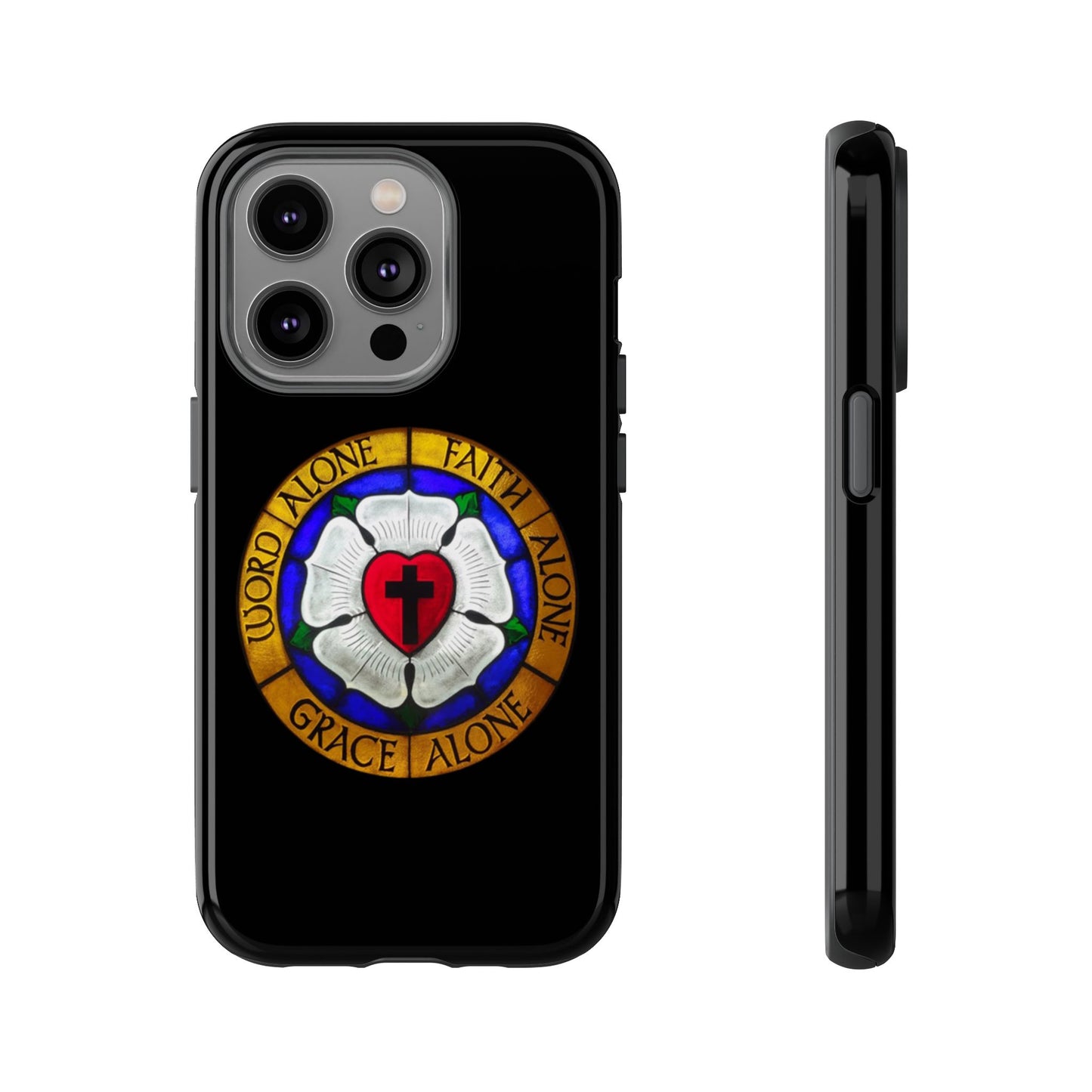 Luther Rose Black Tough Phone Case