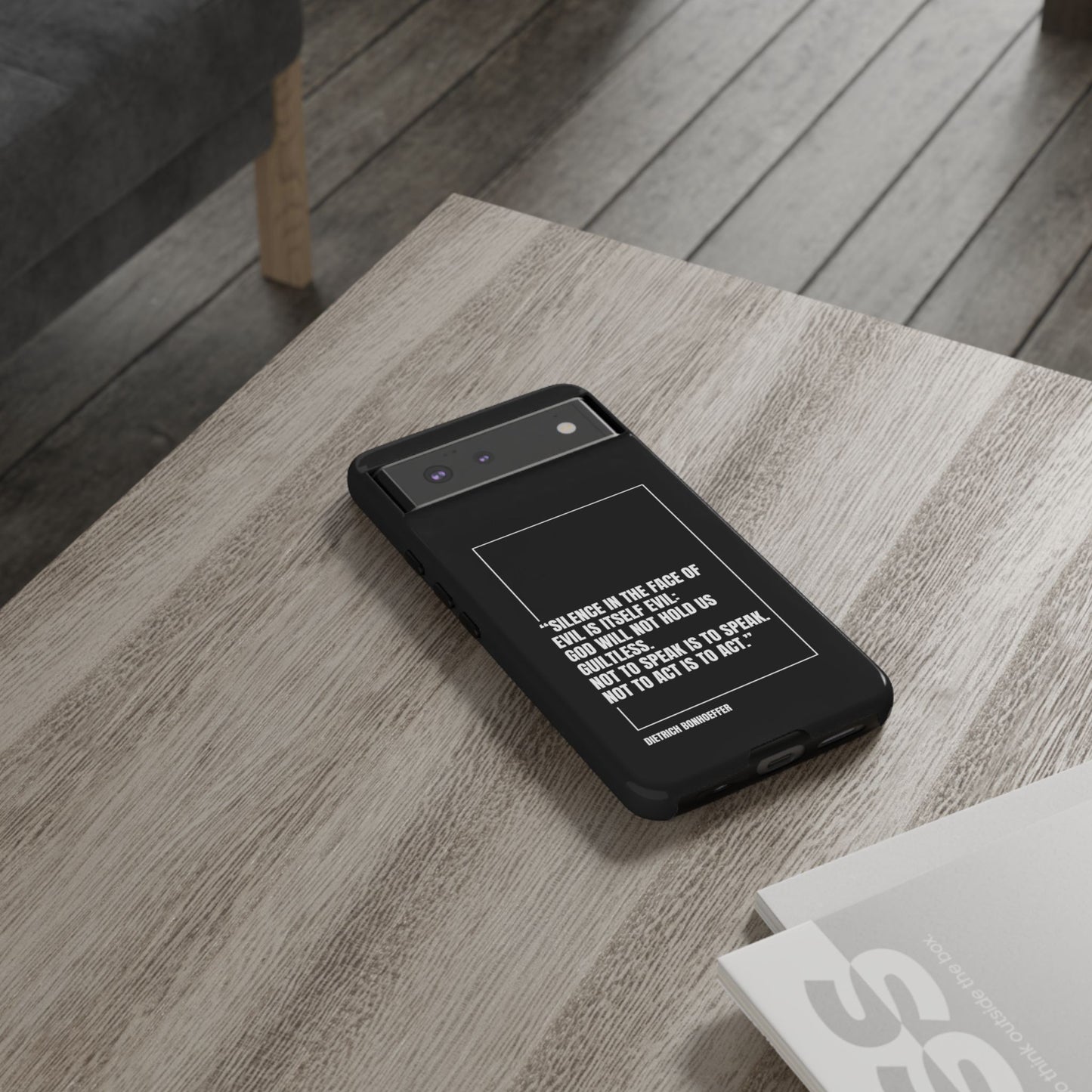 Dietrich Bonhoeffer quote tough phone case