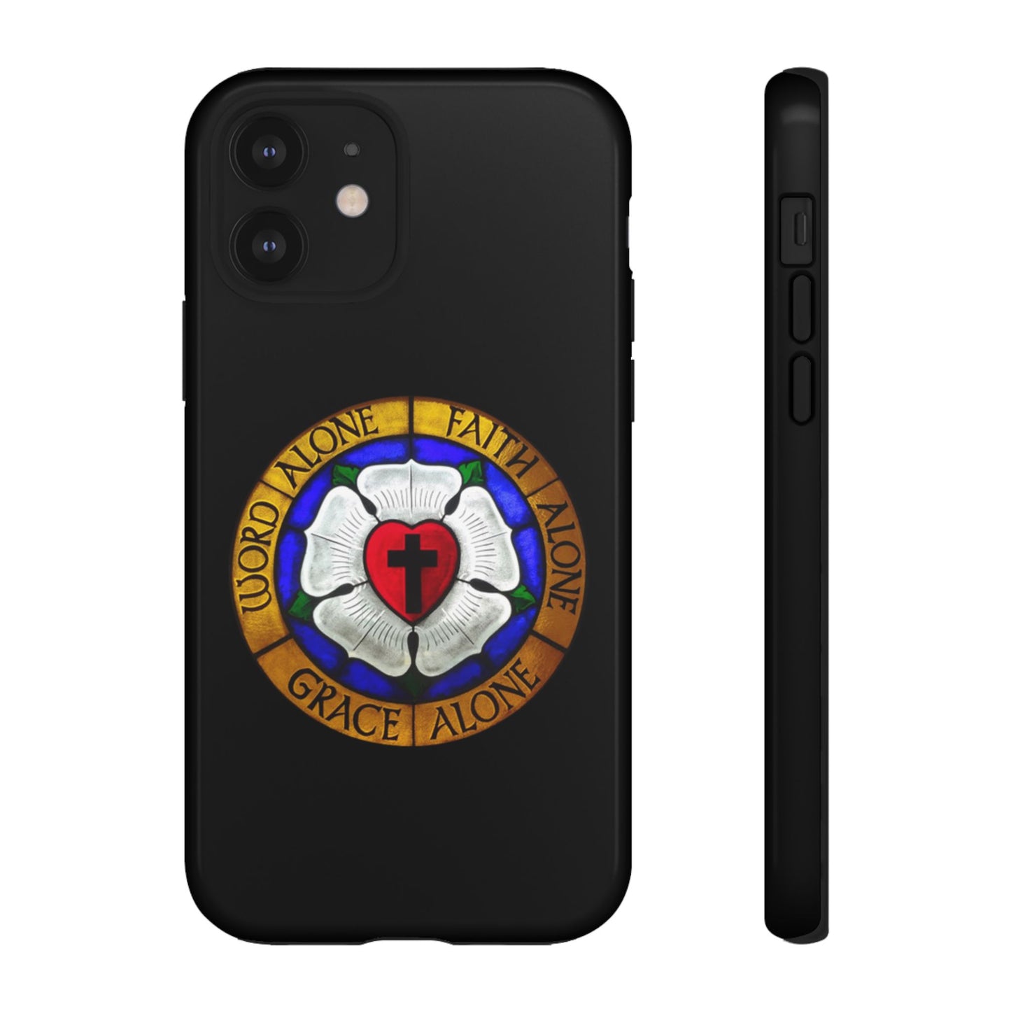 Luther Rose Black Tough Phone Case