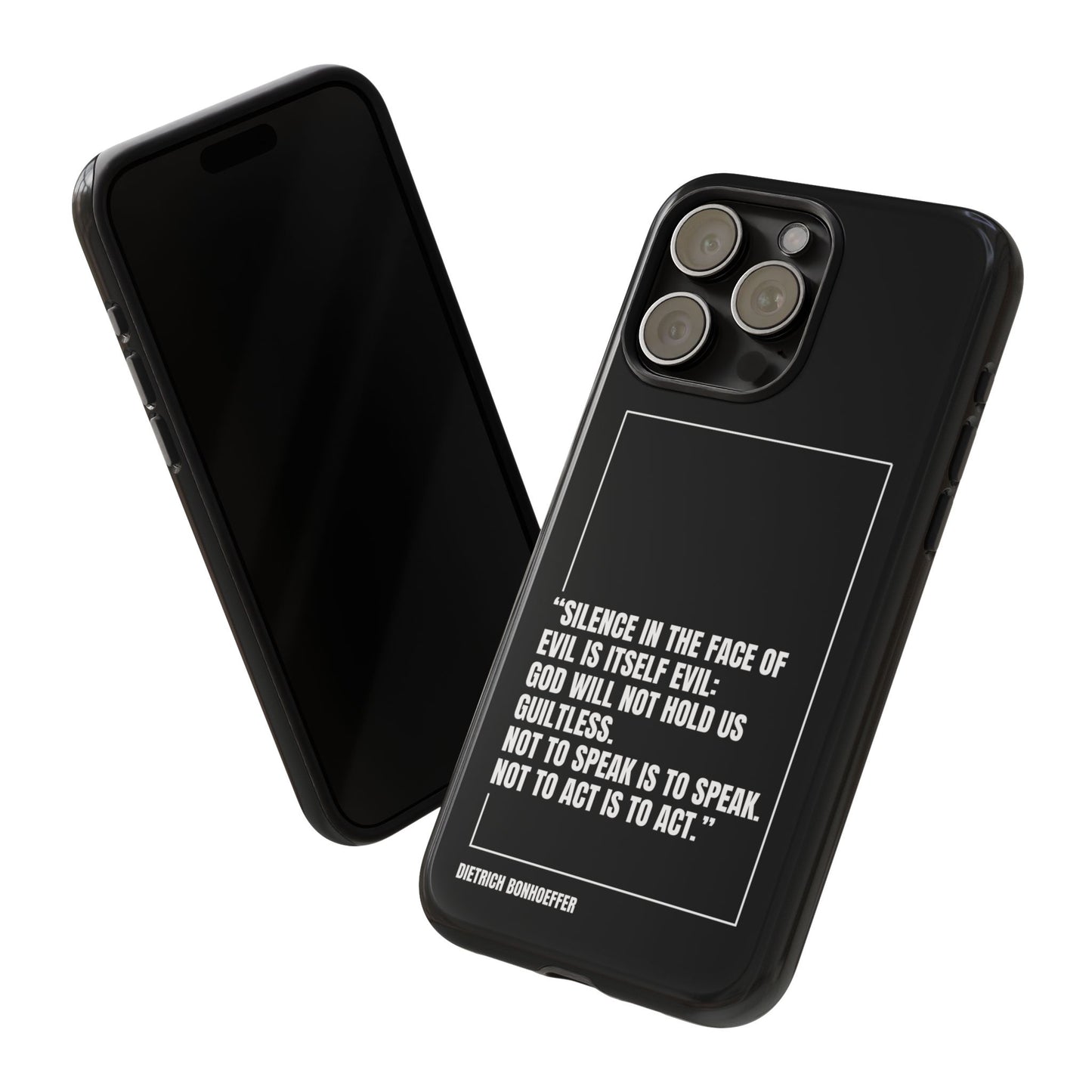 Dietrich Bonhoeffer quote tough phone case