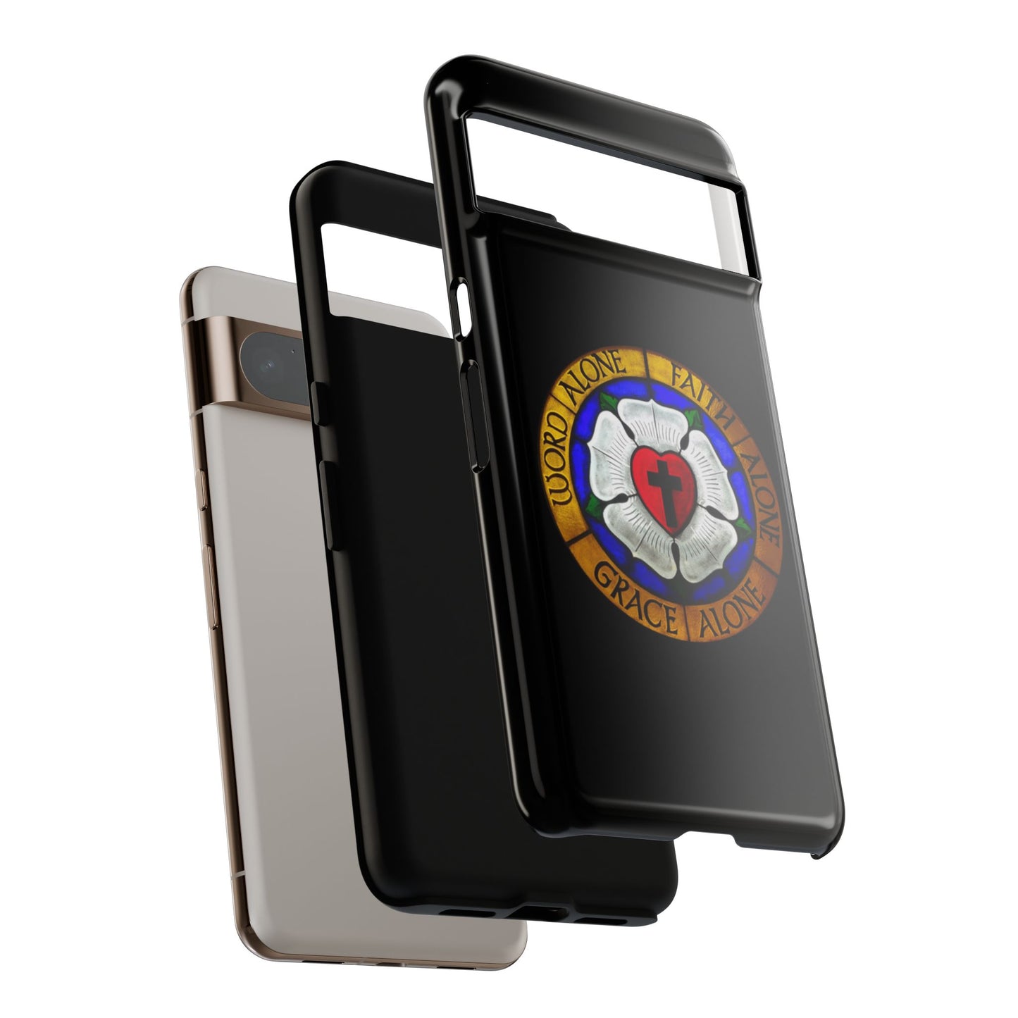 Luther Rose Black Tough Phone Case