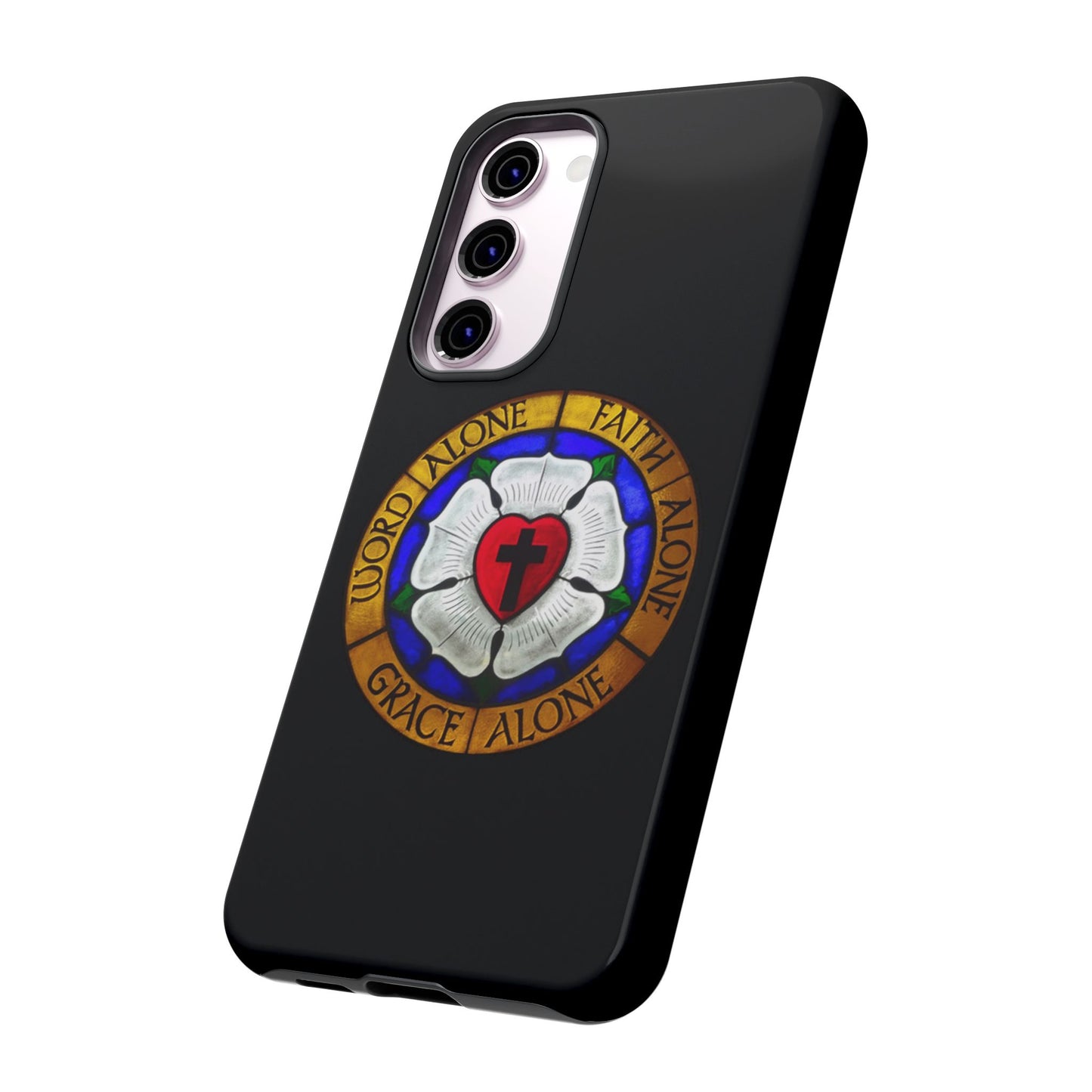 Luther Rose Black Tough Phone Case