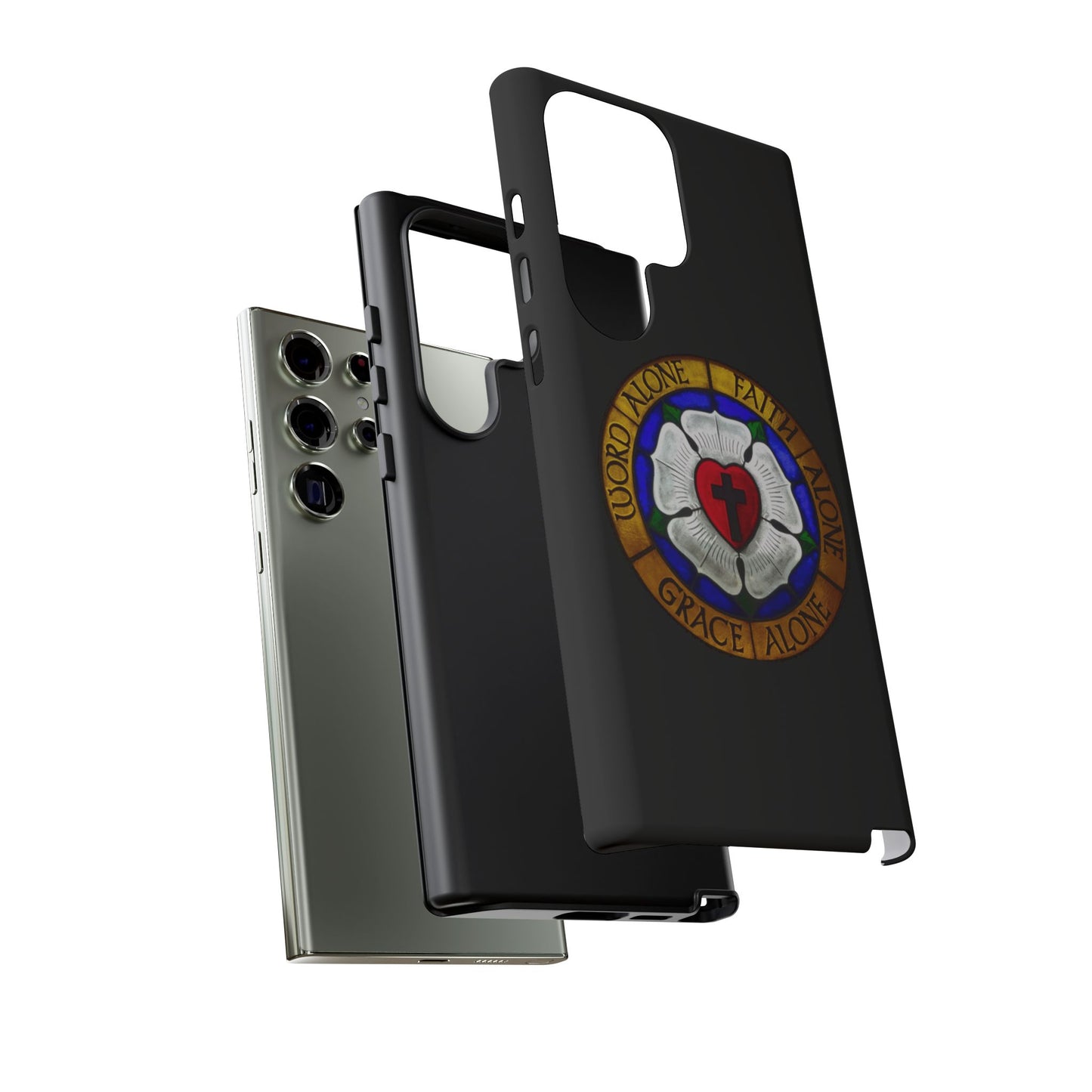 Luther Rose Black Tough Phone Case