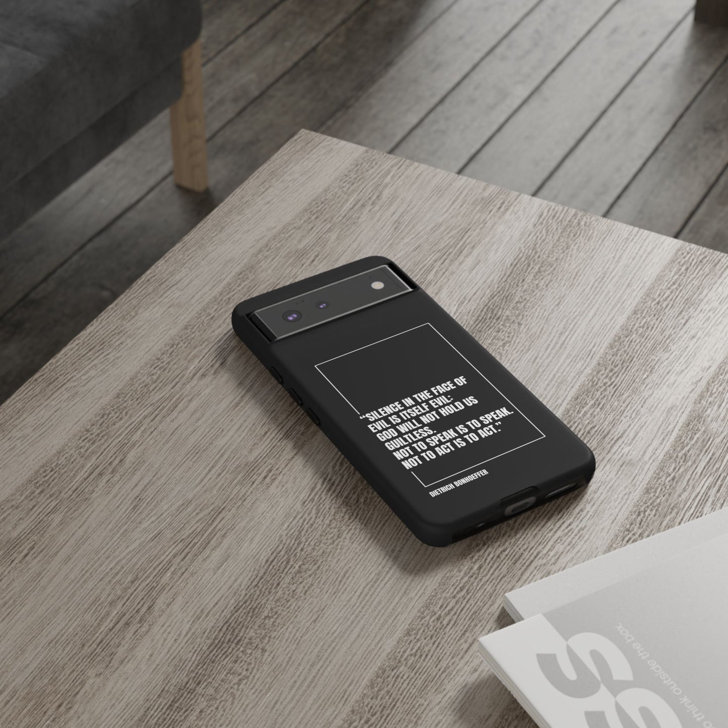 Dietrich Bonhoeffer quote tough phone case