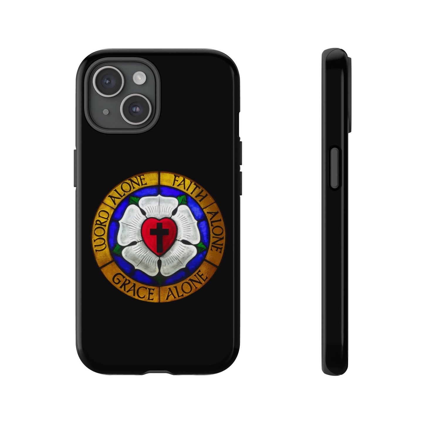 Luther Rose Black Tough Phone Case