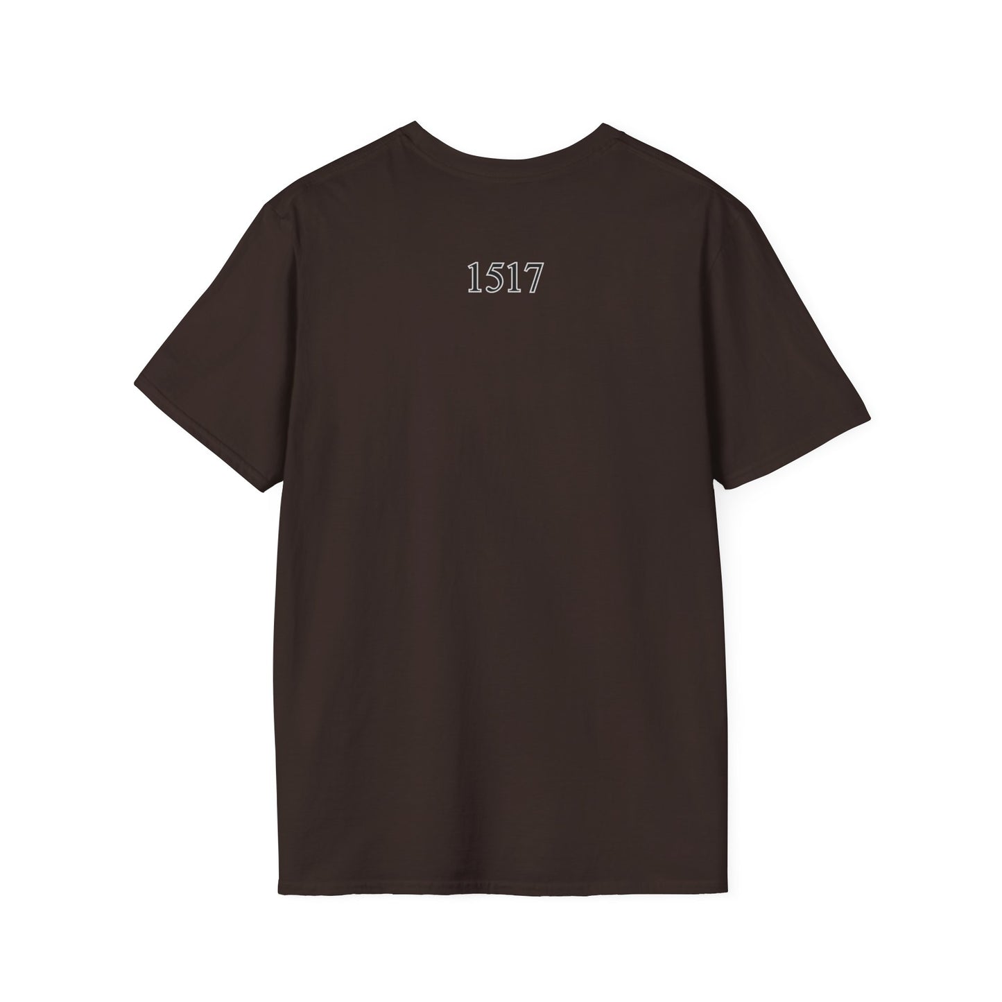 Luther rose  T-Shirt, Unisex Softstyle Tee, Grace Alone Shirt