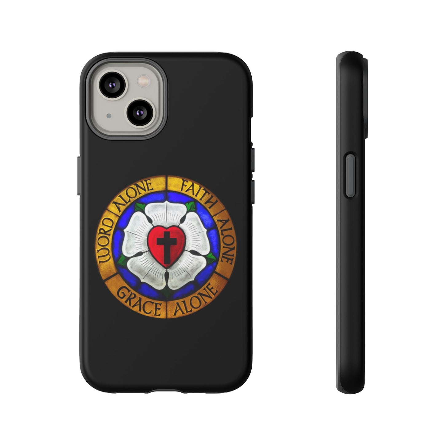 Luther Rose Black Tough Phone Case