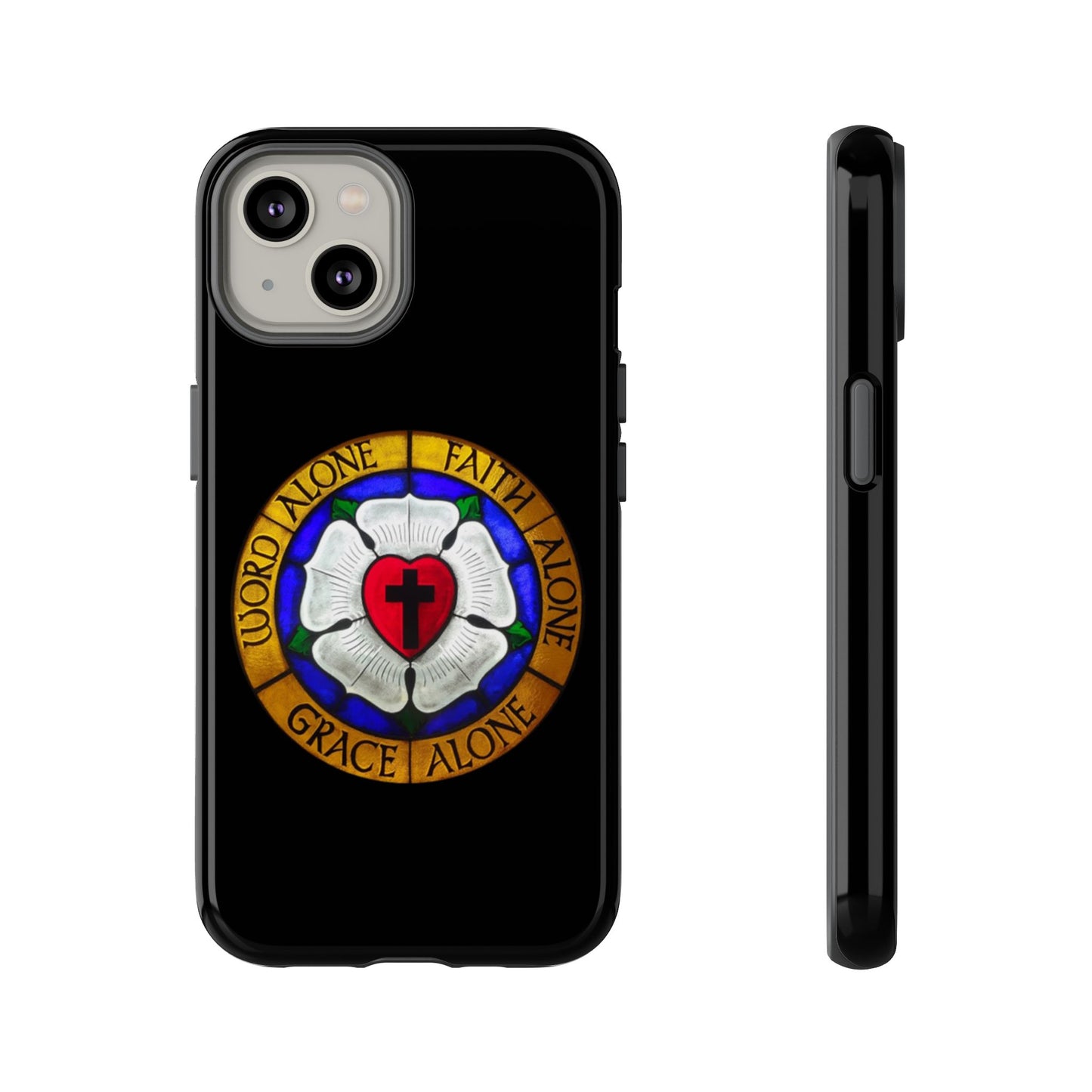 Luther Rose Black Tough Phone Case