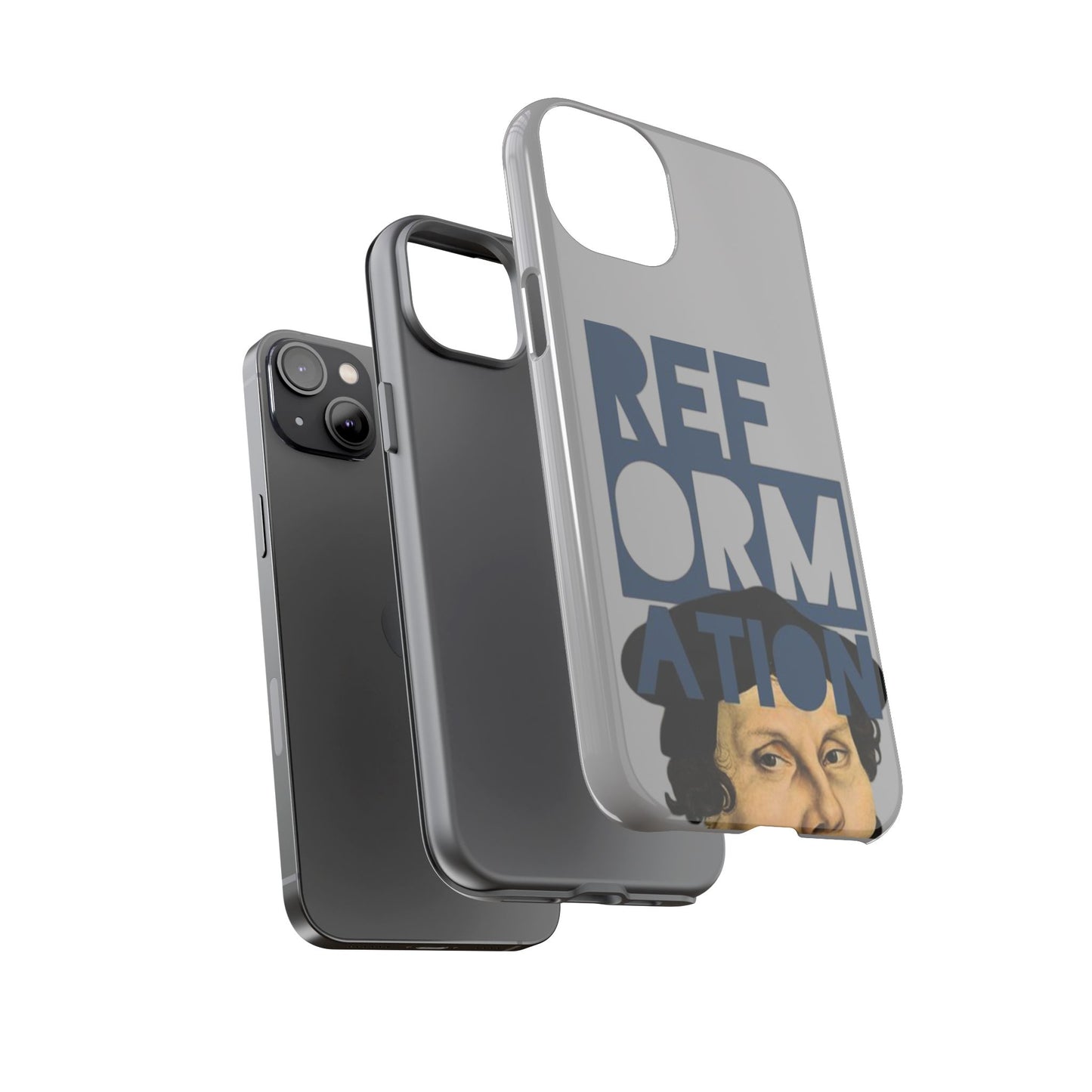 Grey Case with Reformative Design, Tough Cases