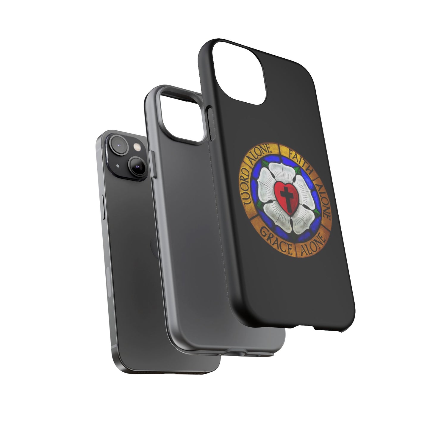 Luther Rose Black Tough Phone Case