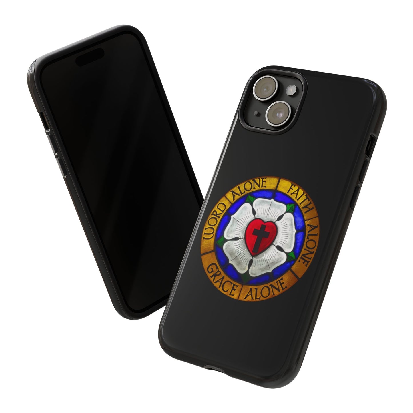 Luther Rose Black Tough Phone Case