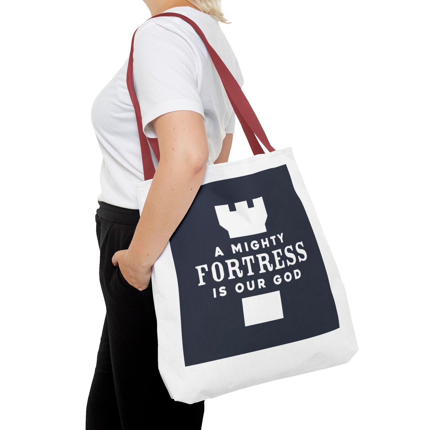 A Mighty Fortress Is Our God Tote Bag