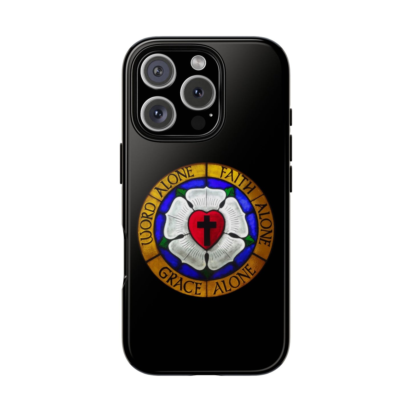 Luther Rose Black Tough Phone Case