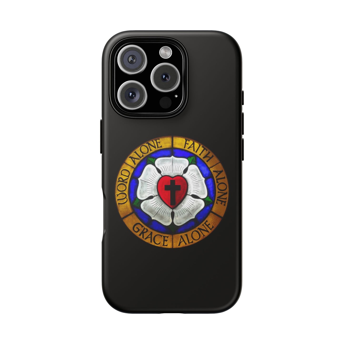 Luther Rose Black Tough Phone Case