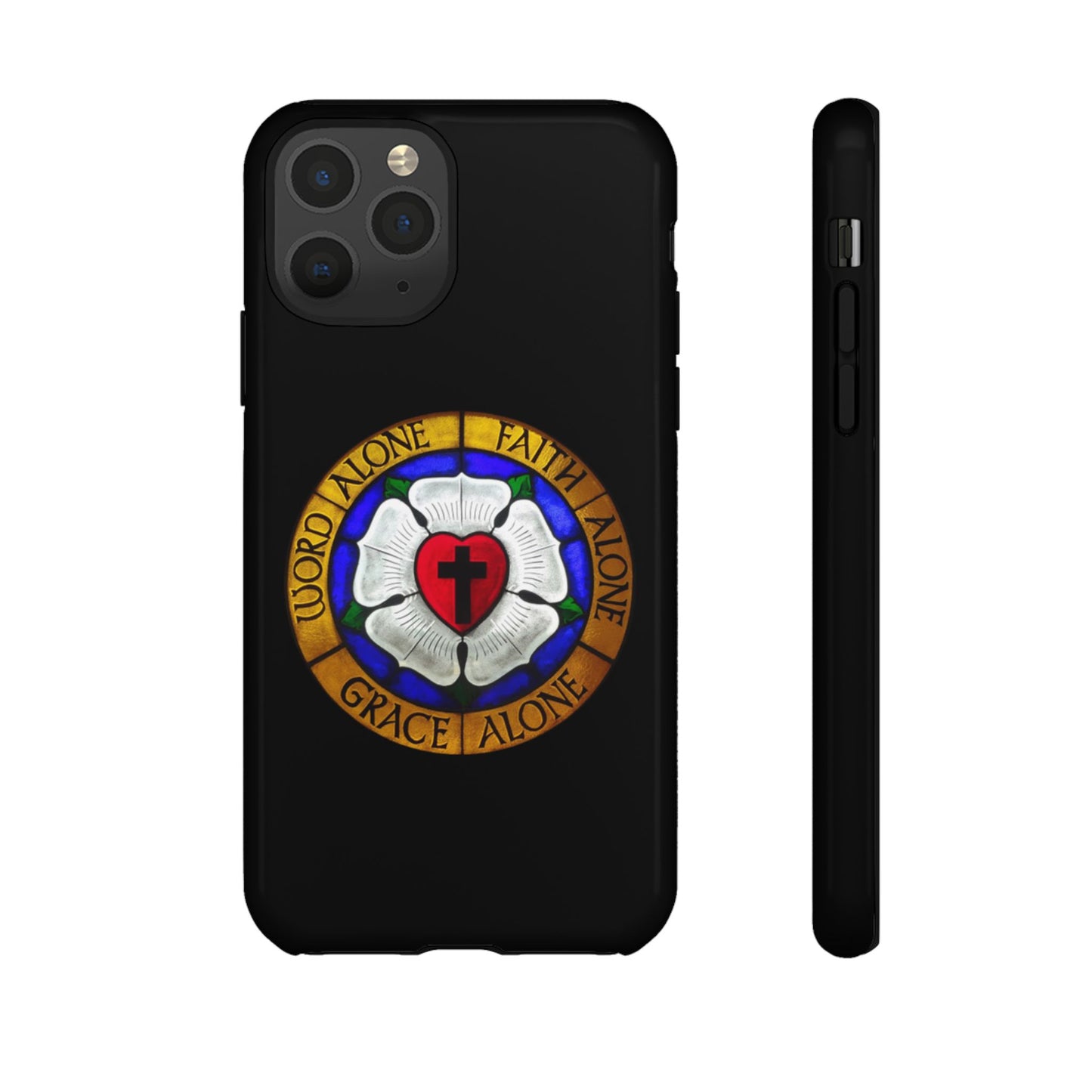Luther Rose Black Tough Phone Case