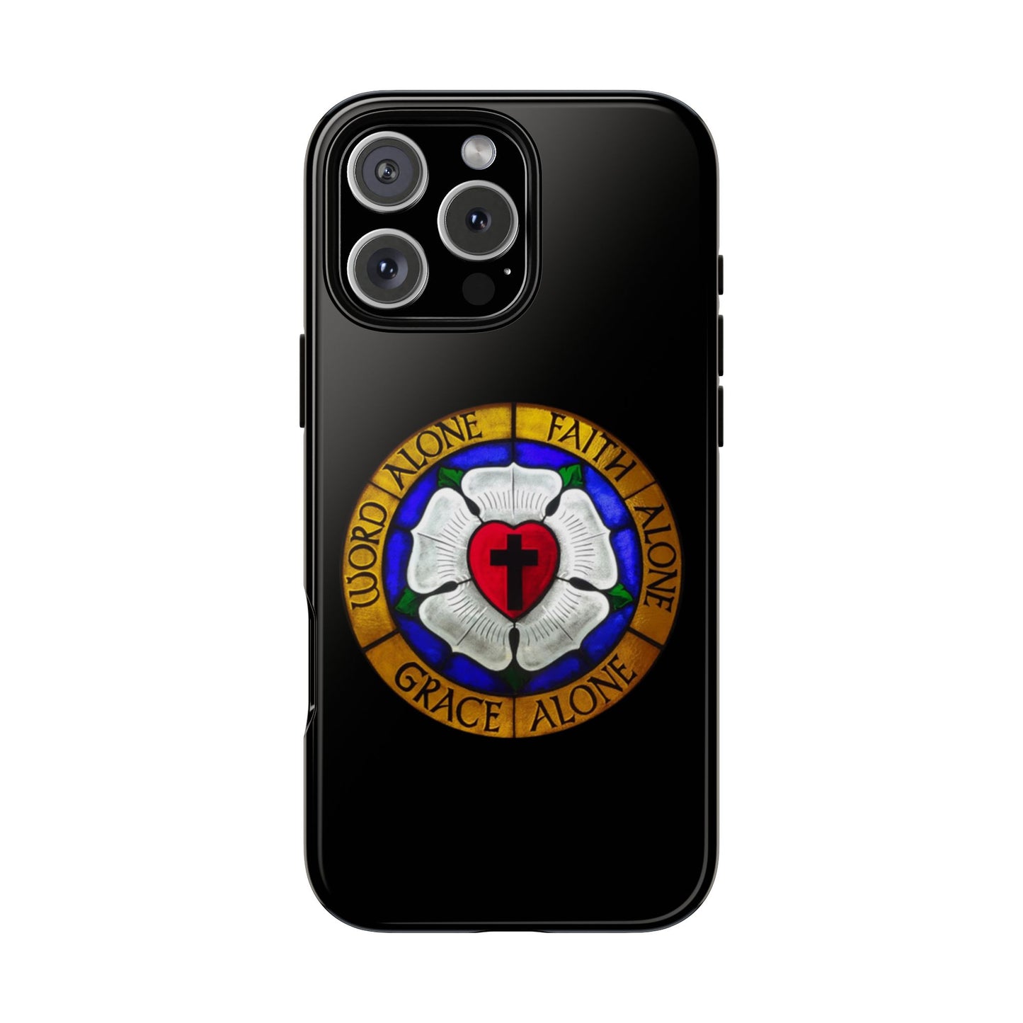 Luther Rose Black Tough Phone Case
