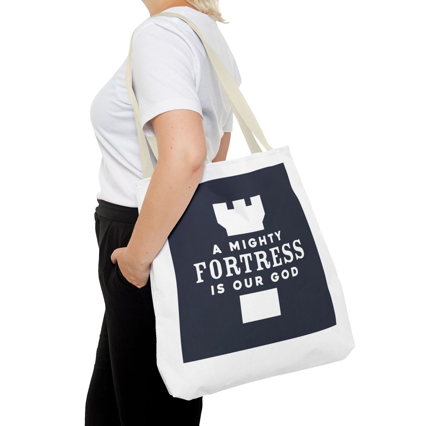 A Mighty Fortress Is Our God Tote Bag