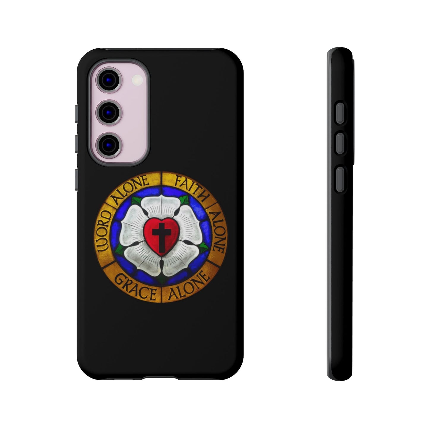Luther Rose Black Tough Phone Case