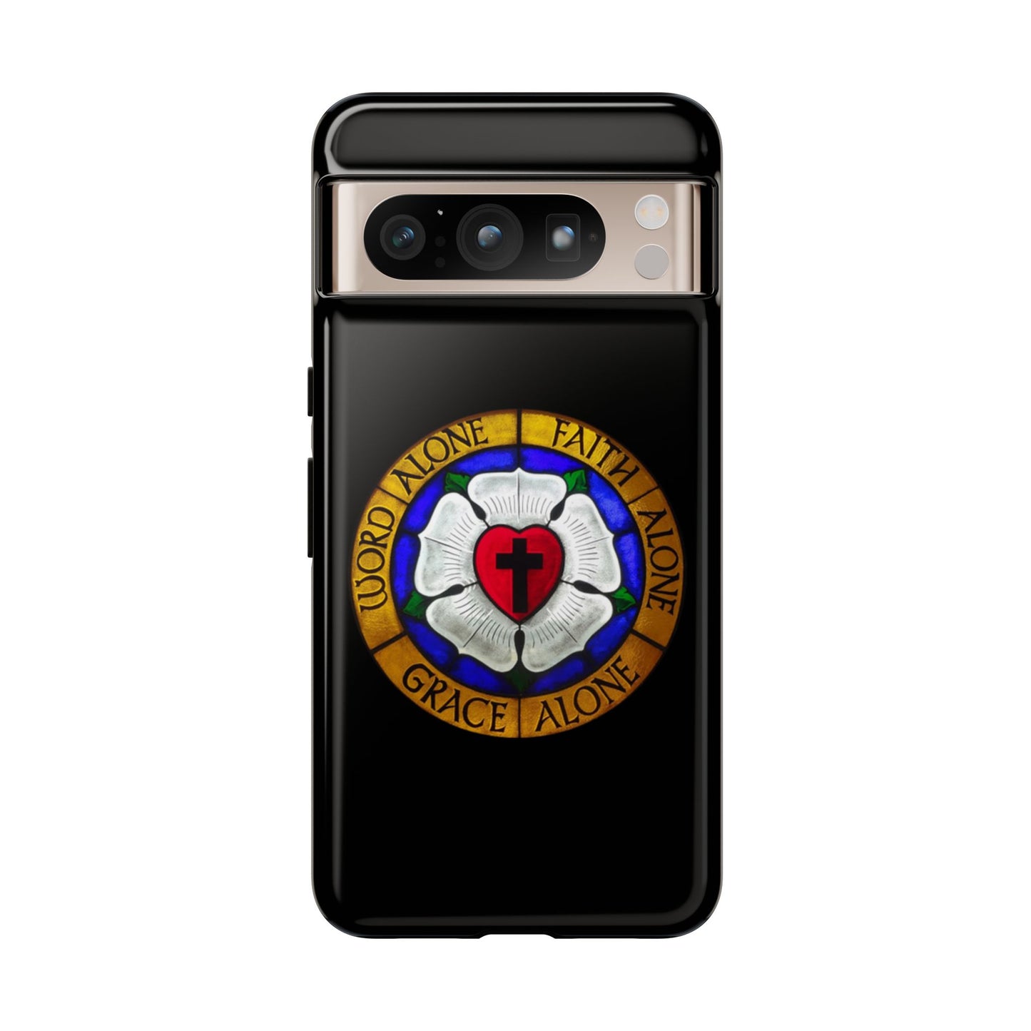 Luther Rose Black Tough Phone Case