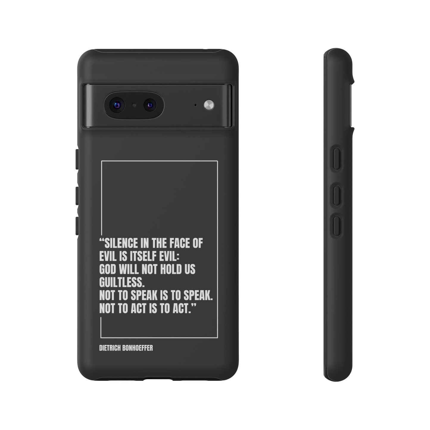 Dietrich Bonhoeffer quote tough phone case