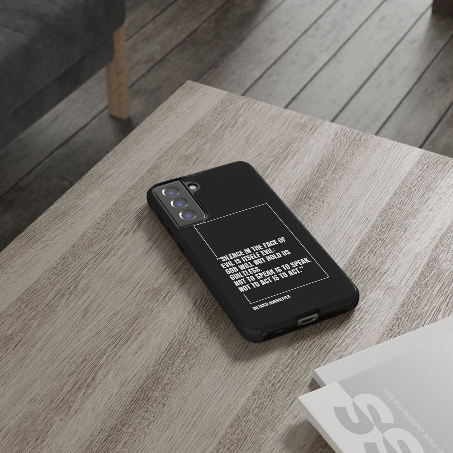 Dietrich Bonhoeffer quote tough phone case
