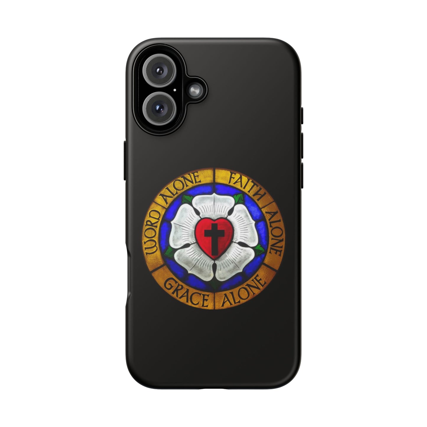 Luther Rose Black Tough Phone Case