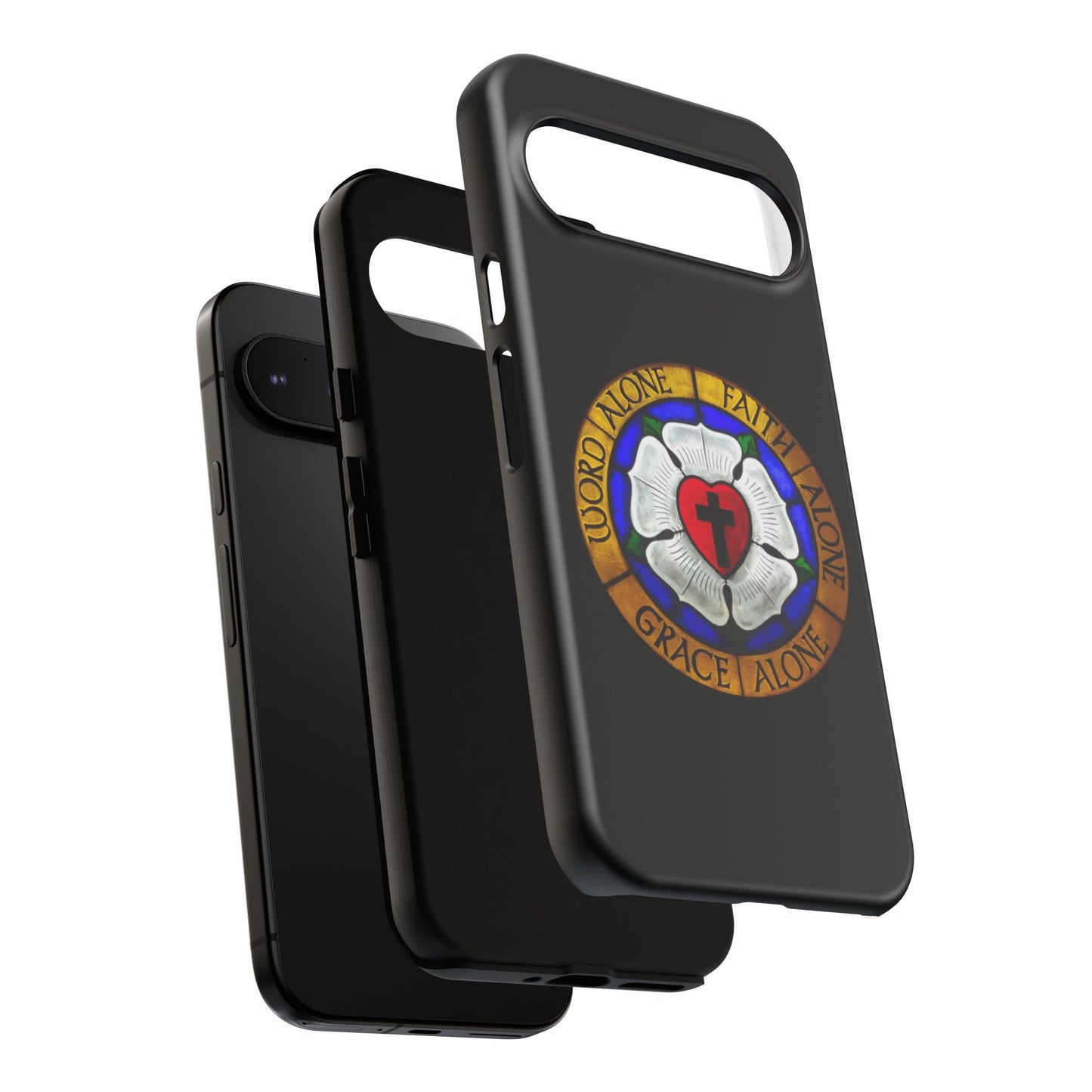 Luther Rose Black Tough Phone Case