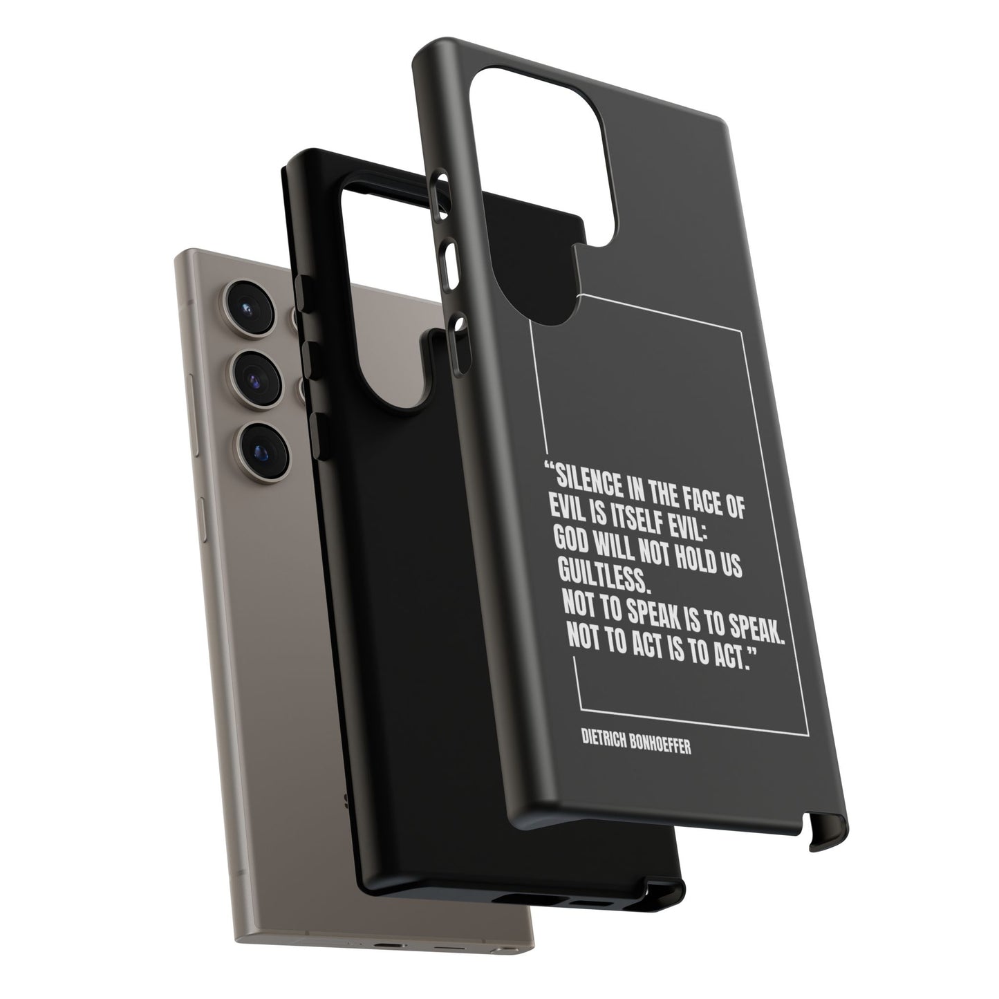 Dietrich Bonhoeffer quote tough phone case