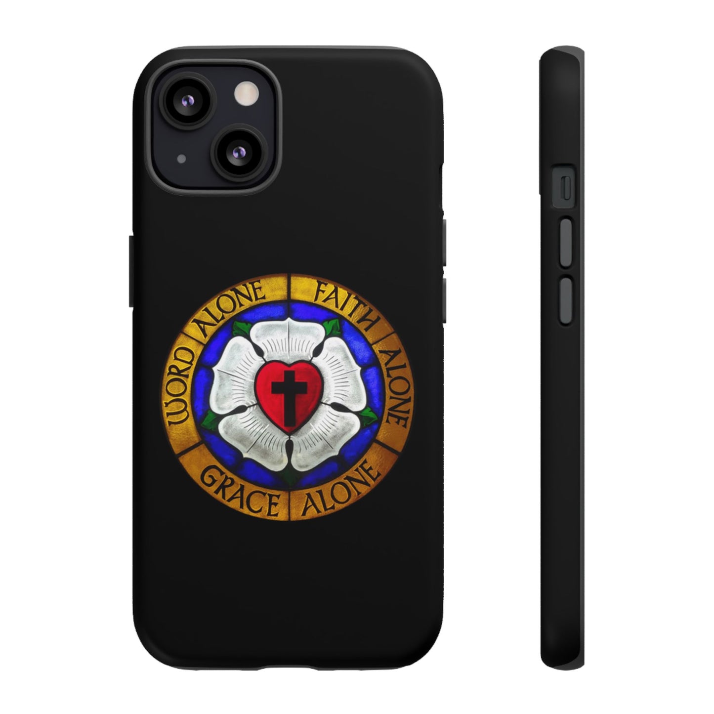 Luther Rose Black Tough Phone Case
