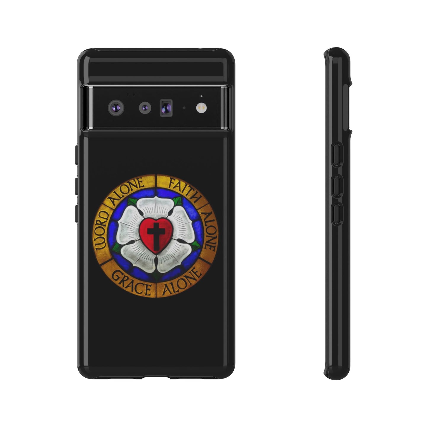 Luther Rose Black Tough Phone Case