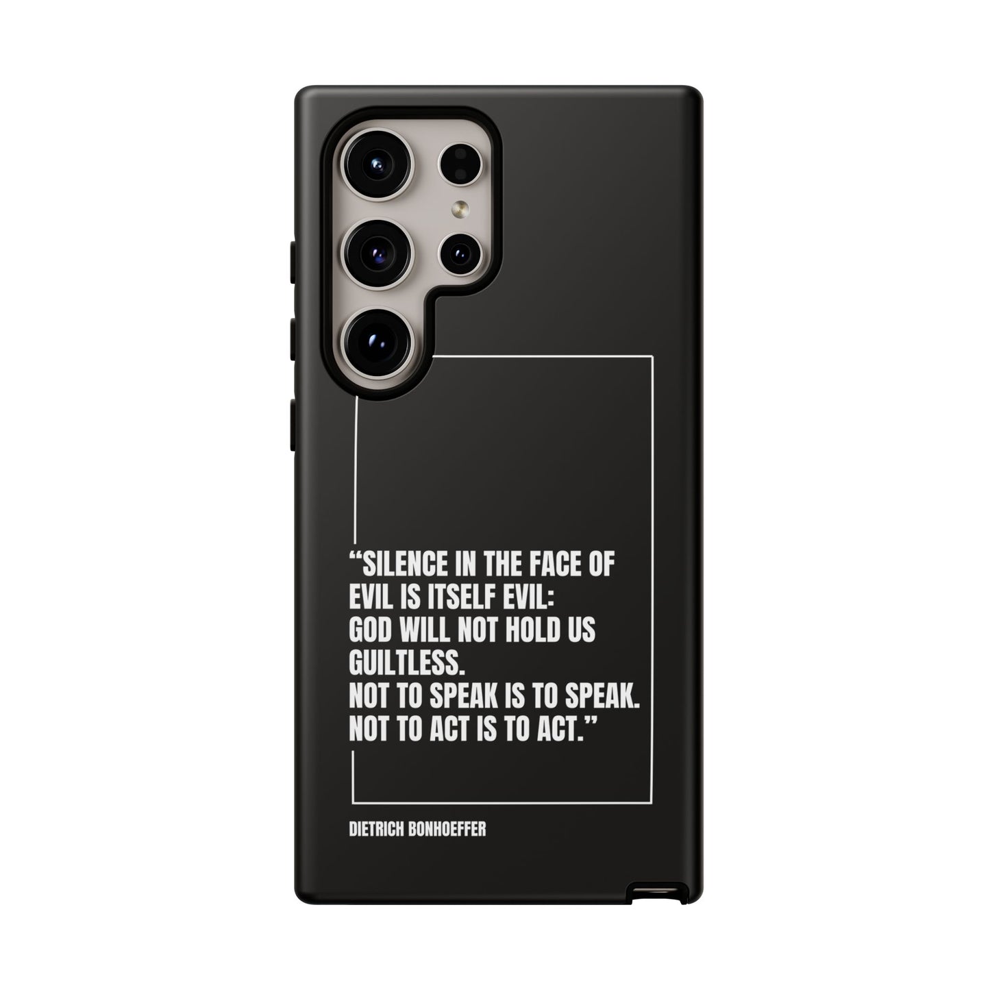 Dietrich Bonhoeffer quote tough phone case