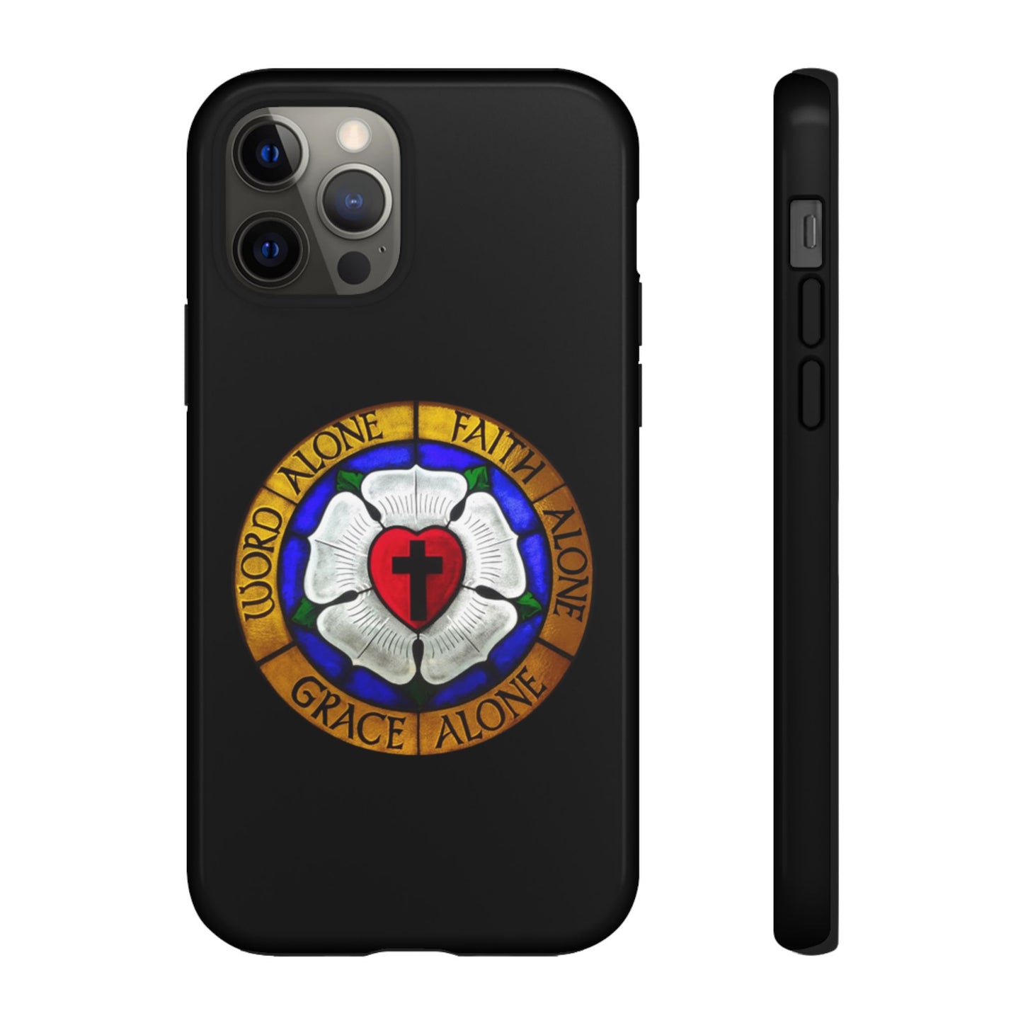 Luther Rose Black Tough Phone Case
