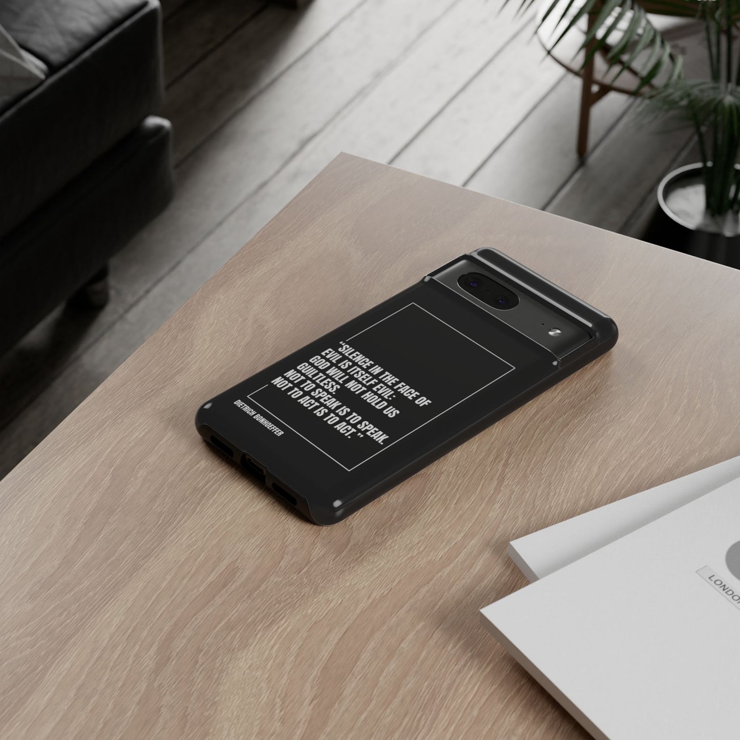 Dietrich Bonhoeffer quote tough phone case