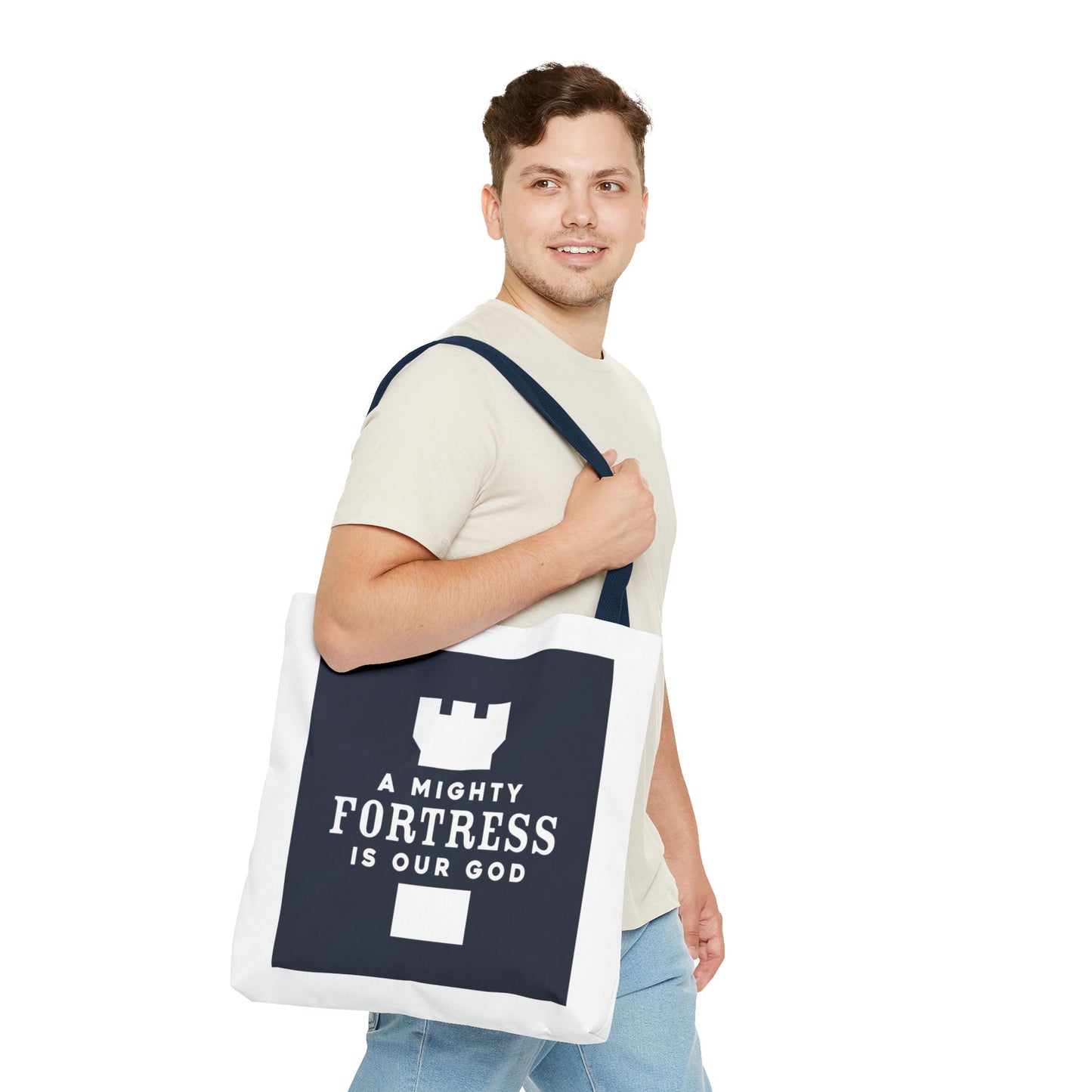A Mighty Fortress Is Our God Tote Bag