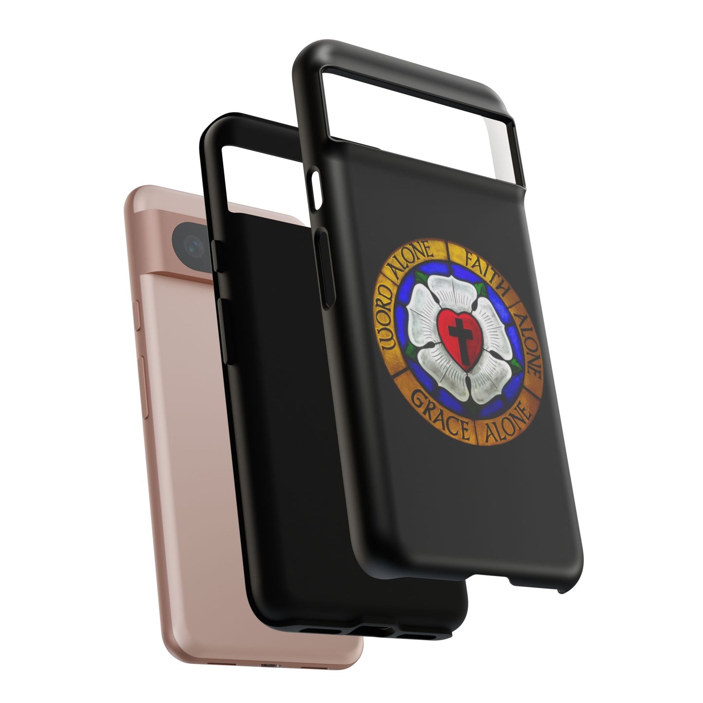 Luther Rose Black Tough Phone Case