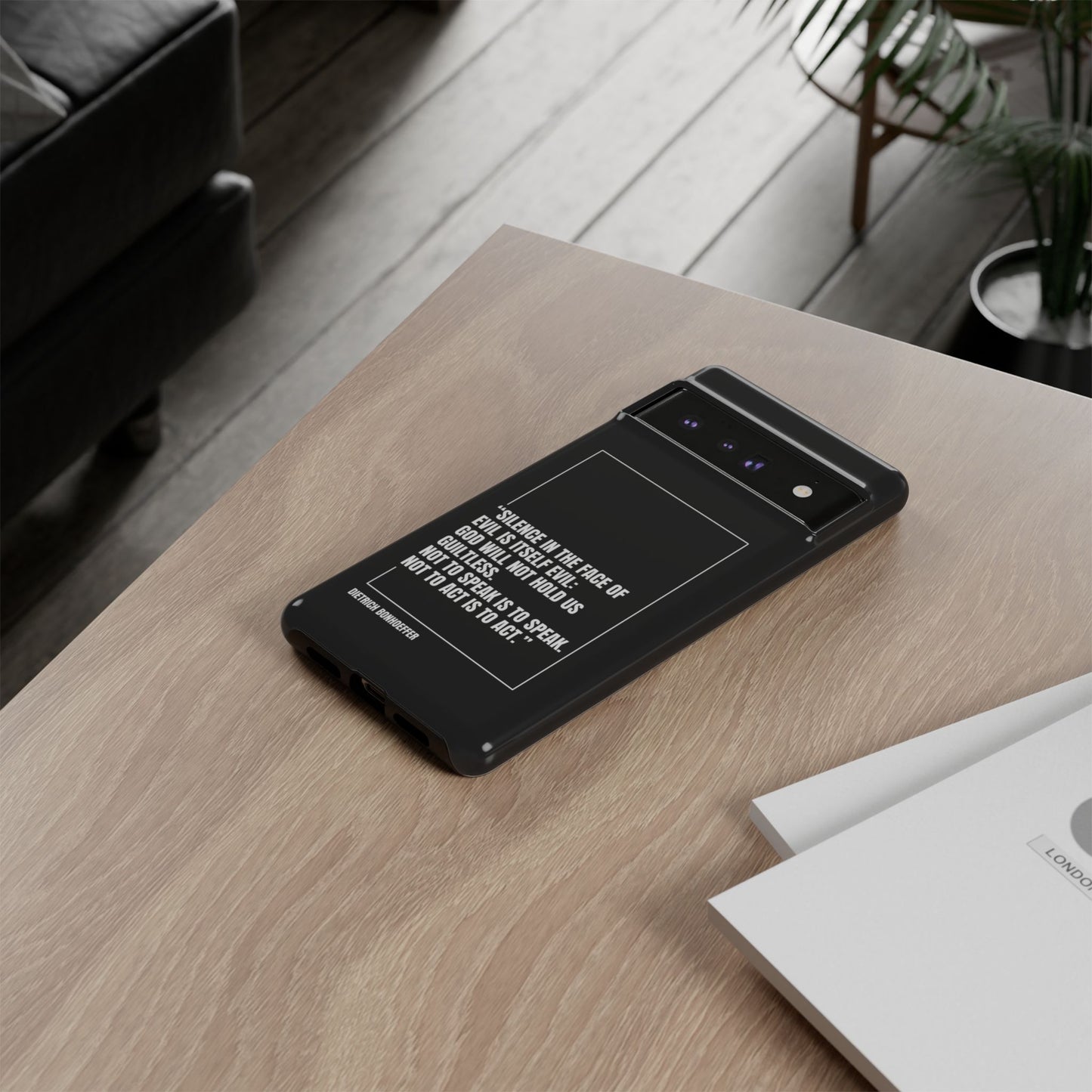 Dietrich Bonhoeffer quote tough phone case