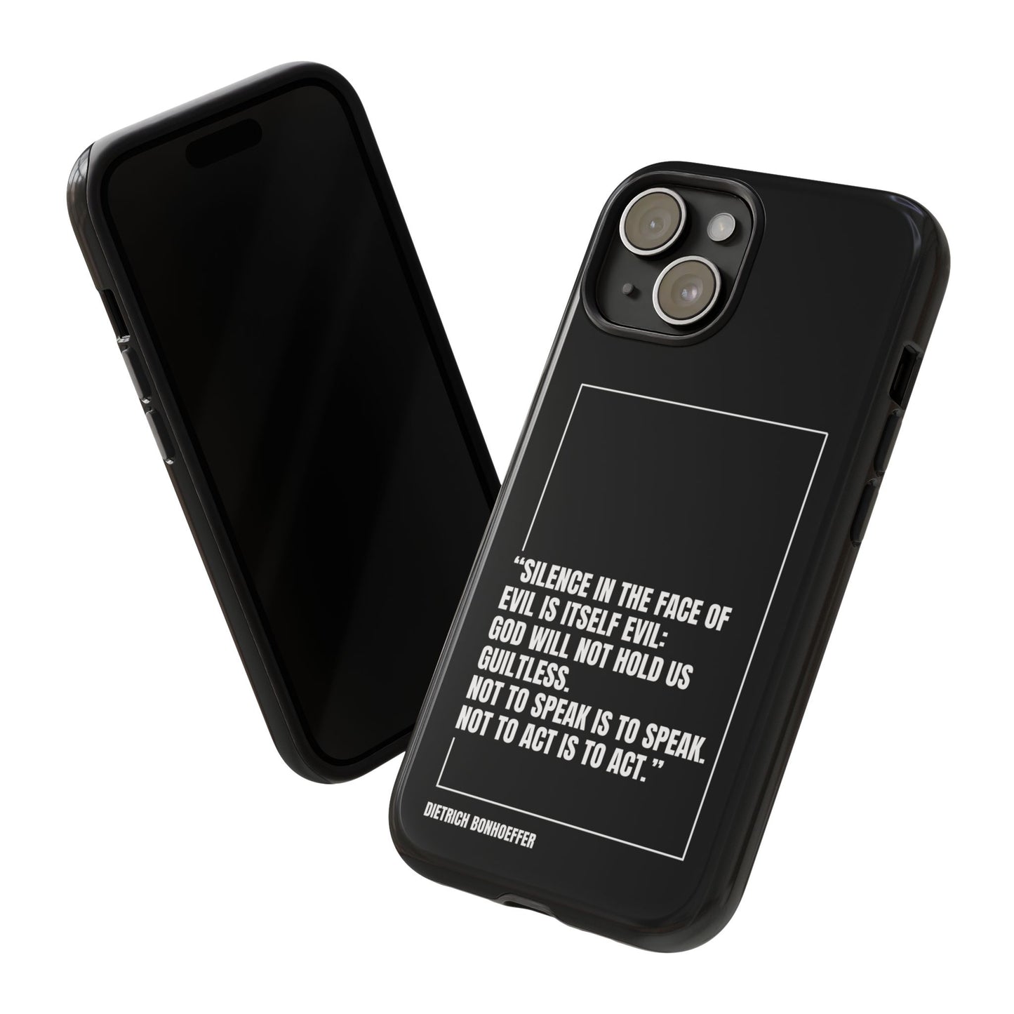 Dietrich Bonhoeffer quote tough phone case