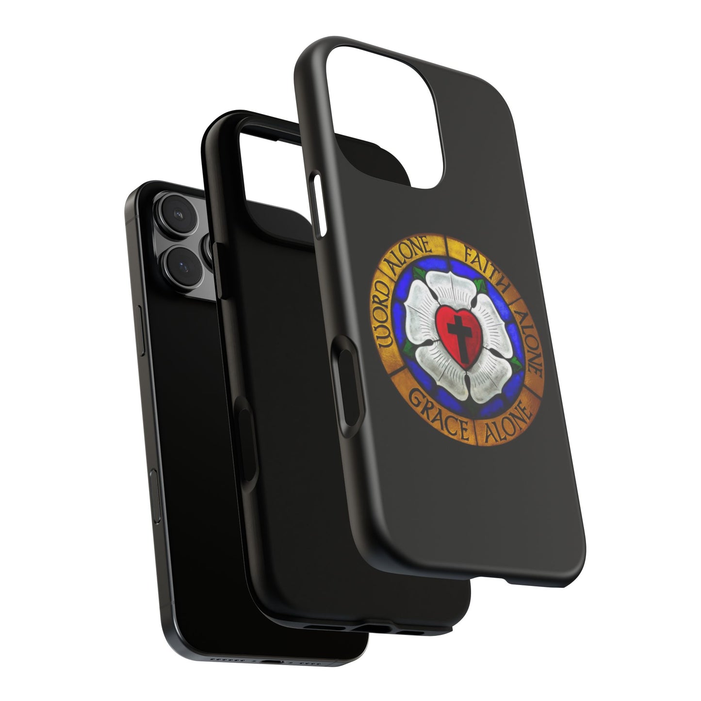 Luther Rose Black Tough Phone Case