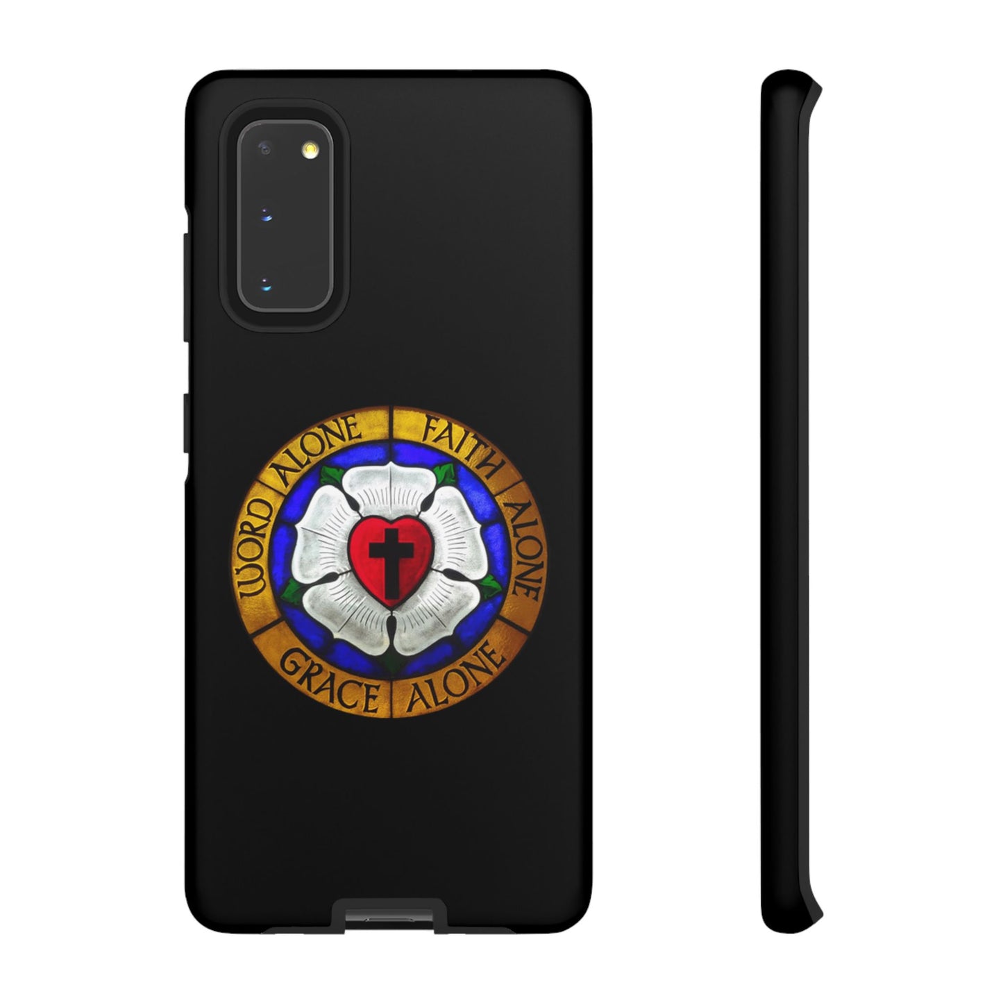 Luther Rose Black Tough Phone Case