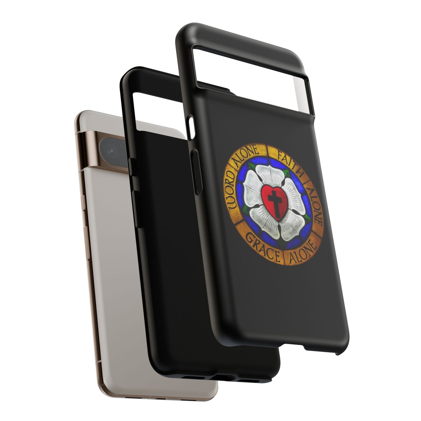 Luther Rose Black Tough Phone Case