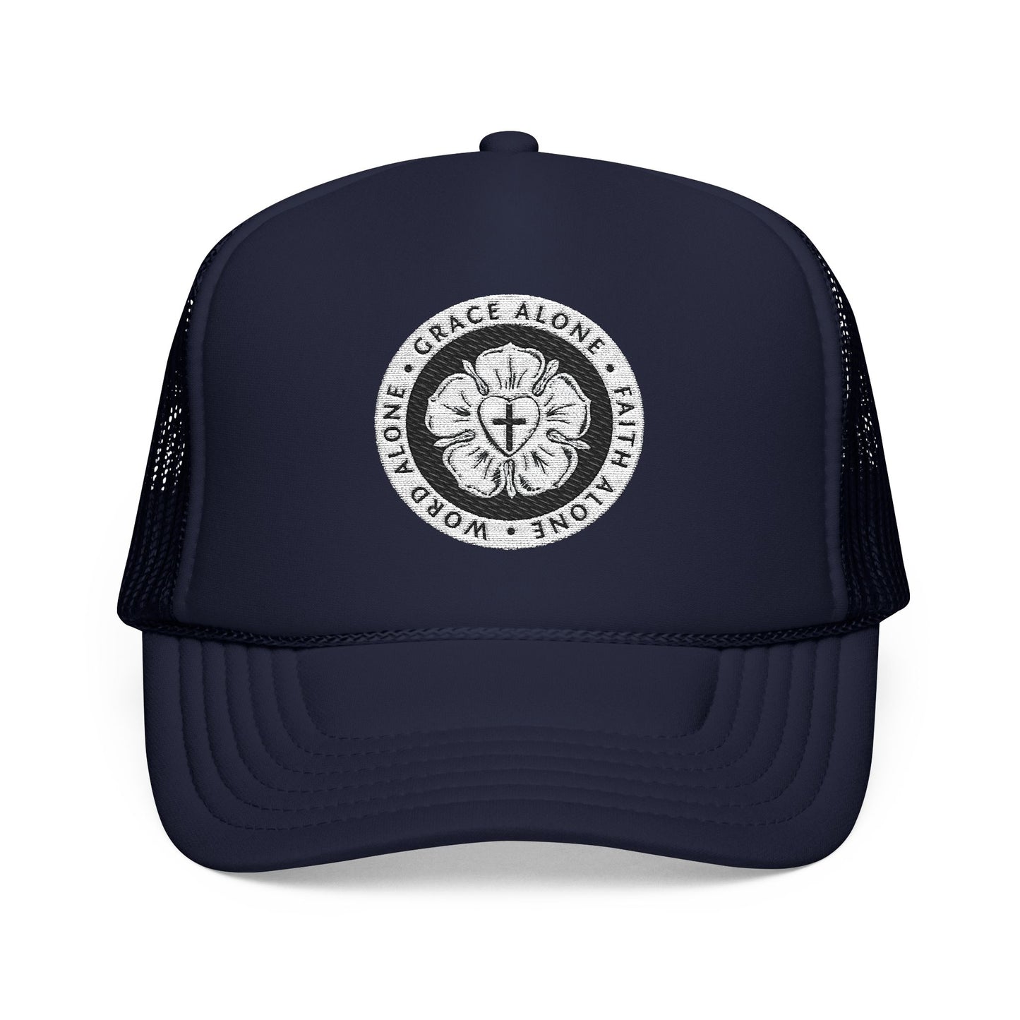 Reformation Embroidered Foam Trucker Hat, Stylish Cap