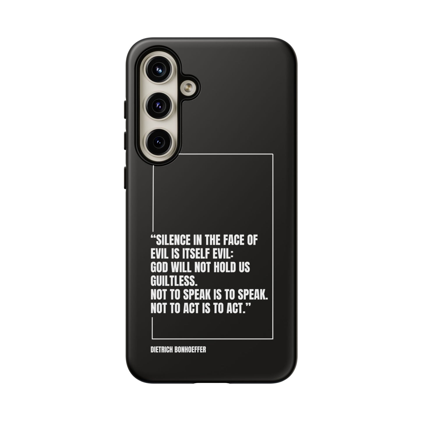 Dietrich Bonhoeffer quote tough phone case