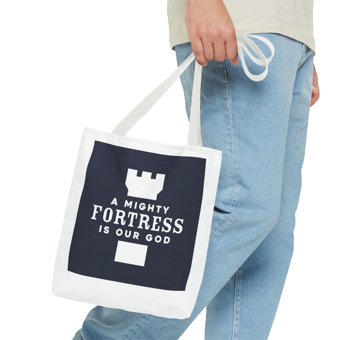 A Mighty Fortress Is Our God Tote Bag