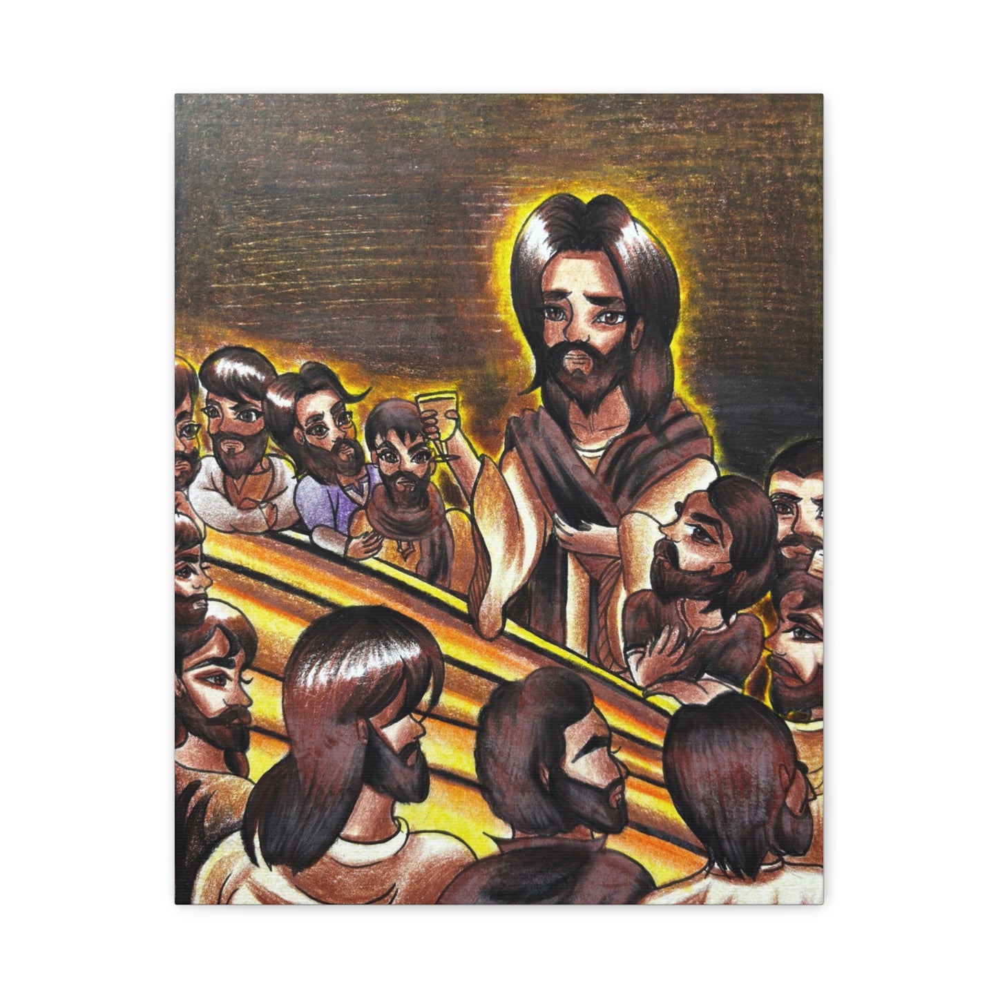The Last Supper, Wall Art Canva by Artist Mara Anna Smite