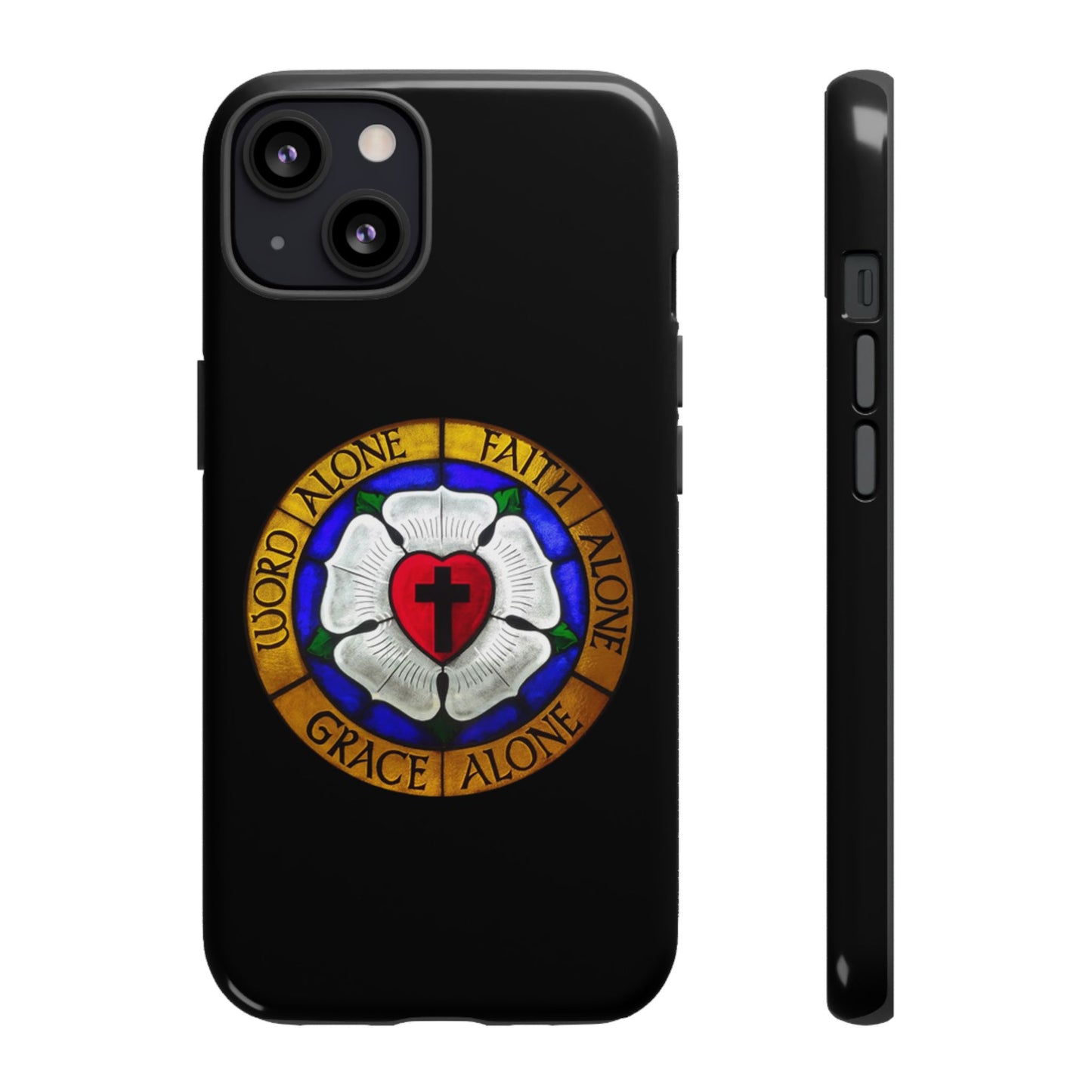 Luther Rose Black Tough Phone Case