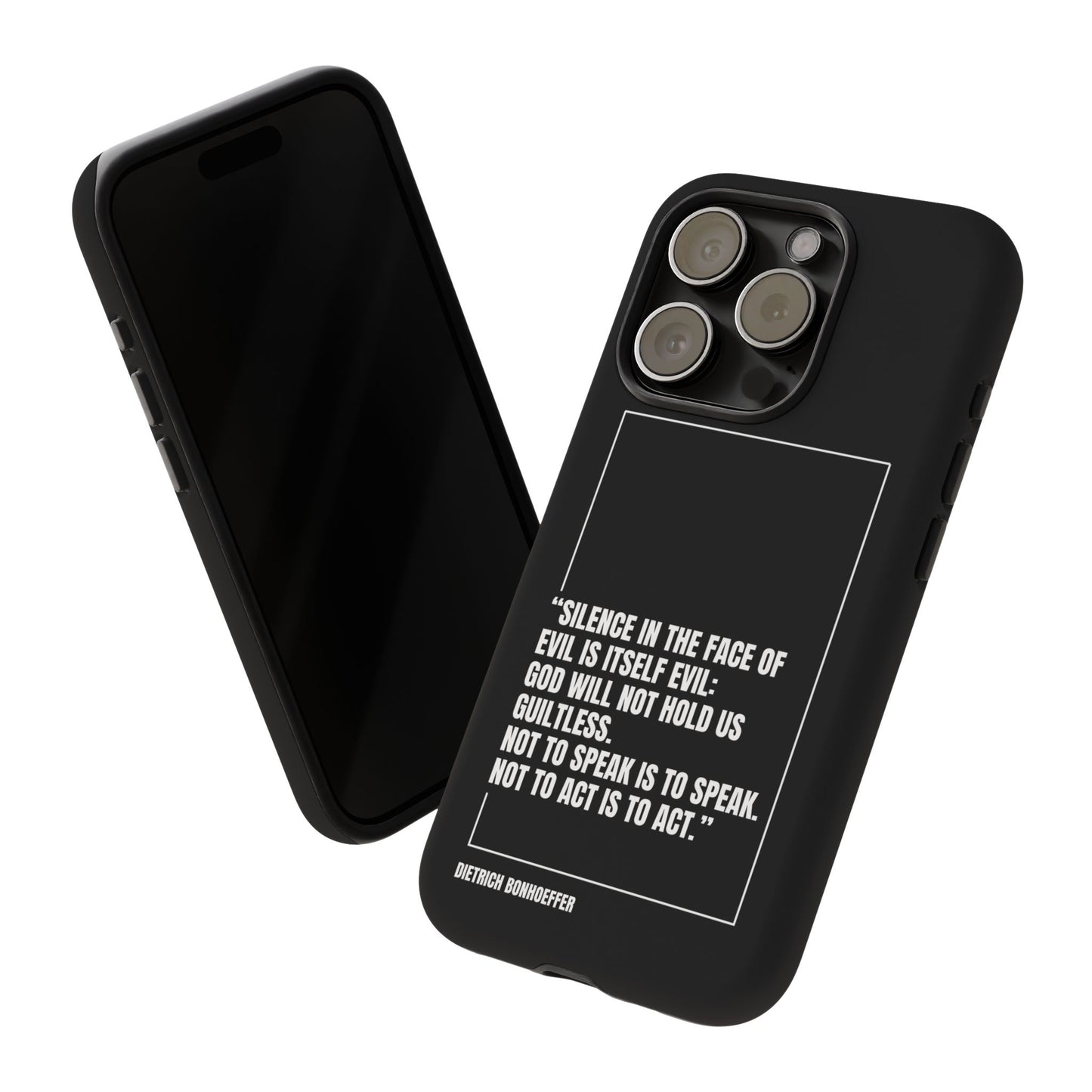 Dietrich Bonhoeffer quote tough phone case