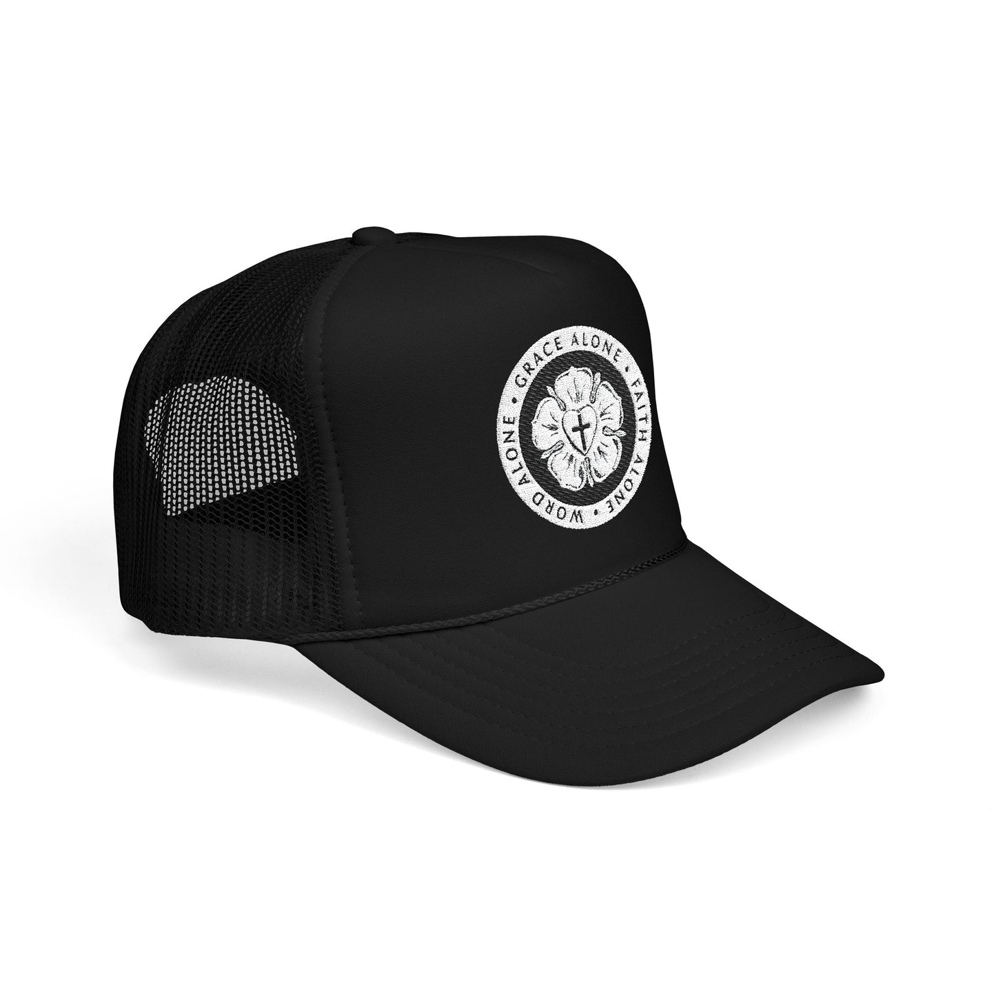 Reformation Embroidered Foam Trucker Hat, Stylish Cap