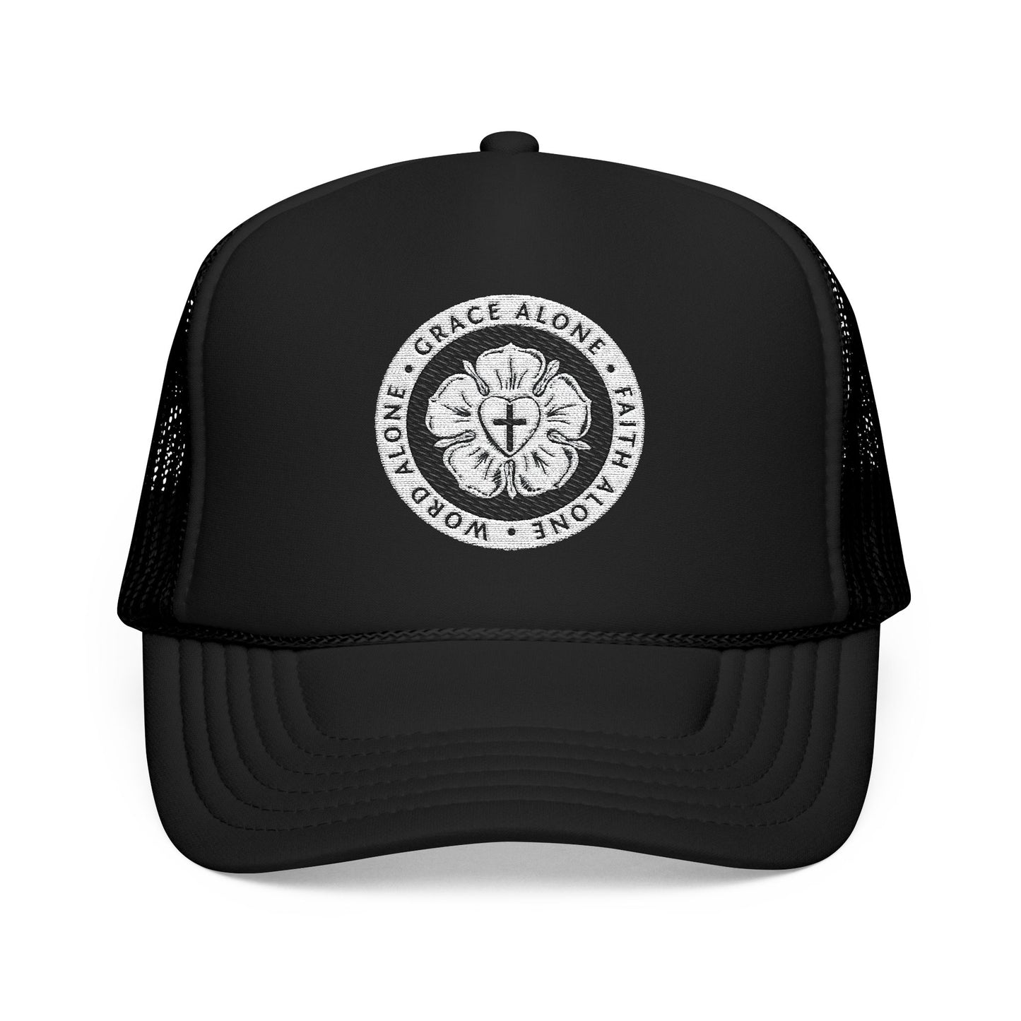 Reformation Embroidered Foam Trucker Hat, Stylish Cap