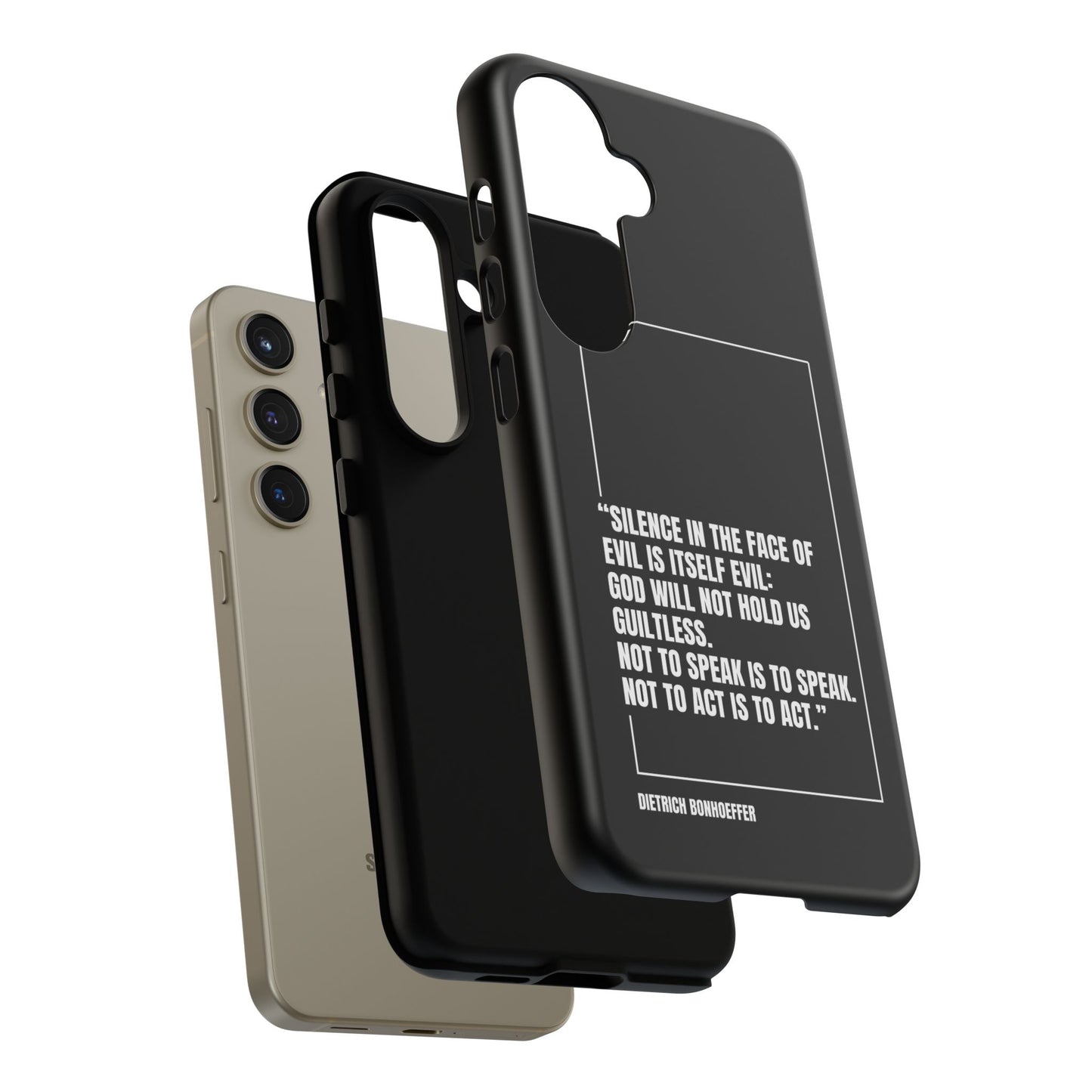 Dietrich Bonhoeffer quote tough phone case