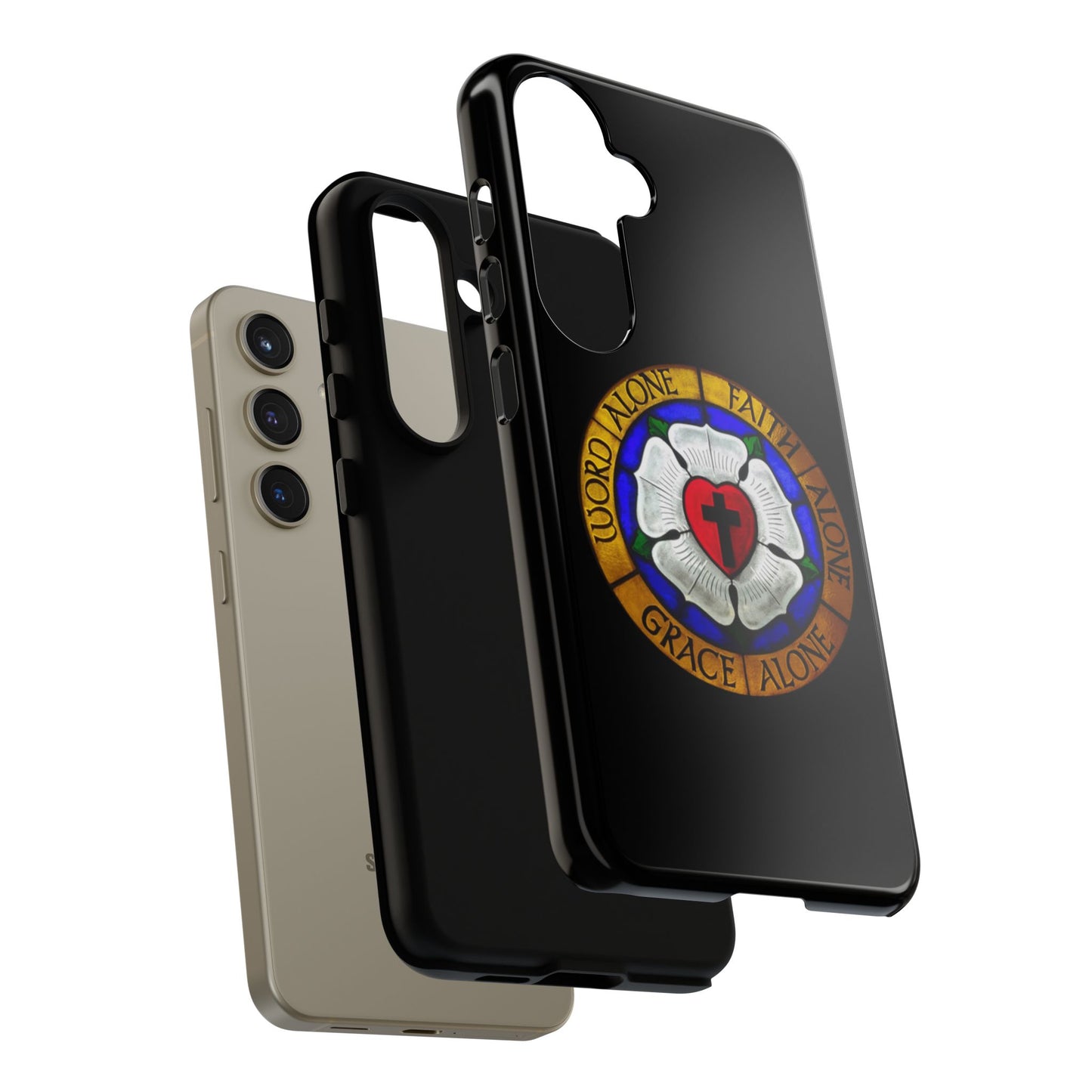 Luther Rose Black Tough Phone Case